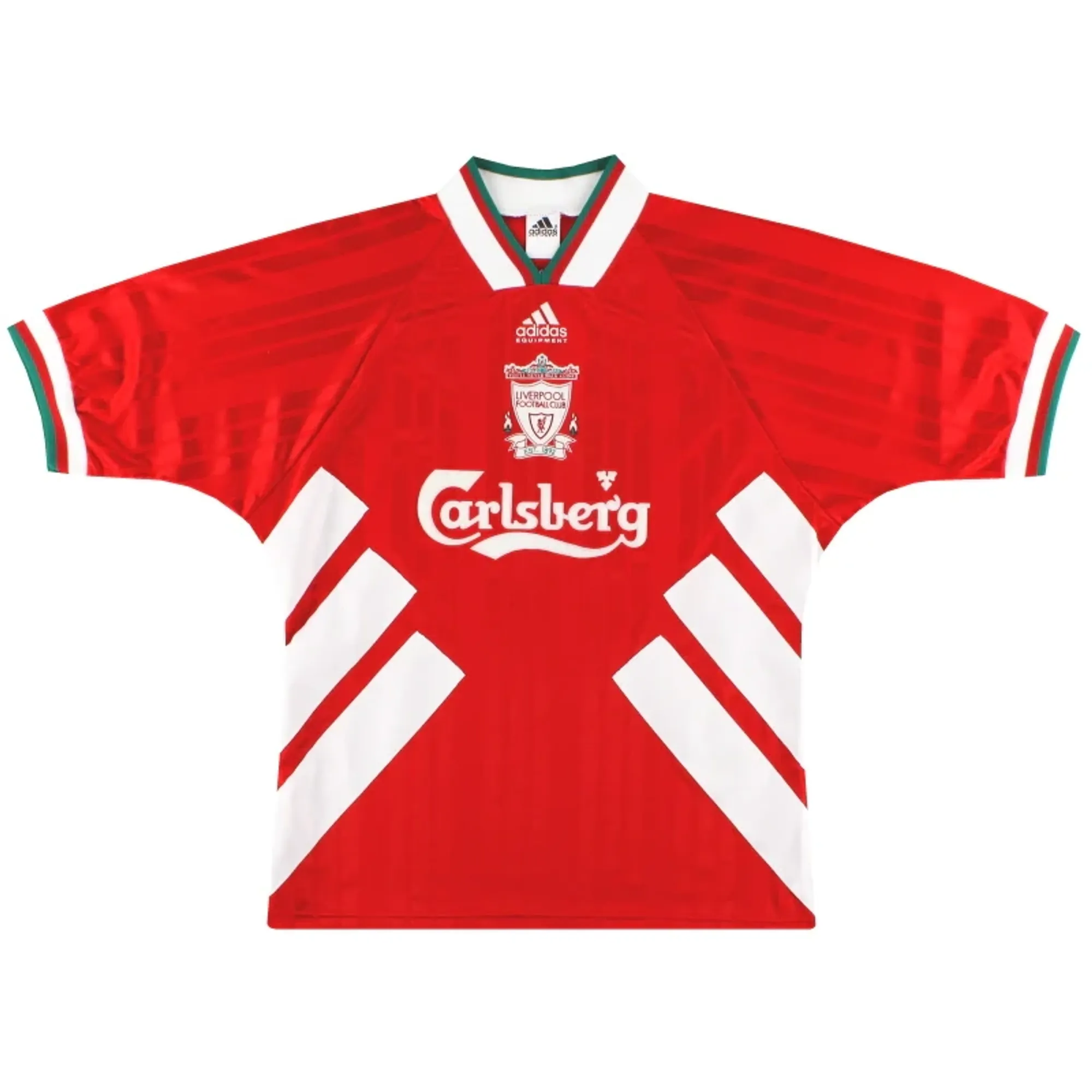 1993-95 Liverpool adidas Home Shirt L/XL - Liverpool / Excellent / Large