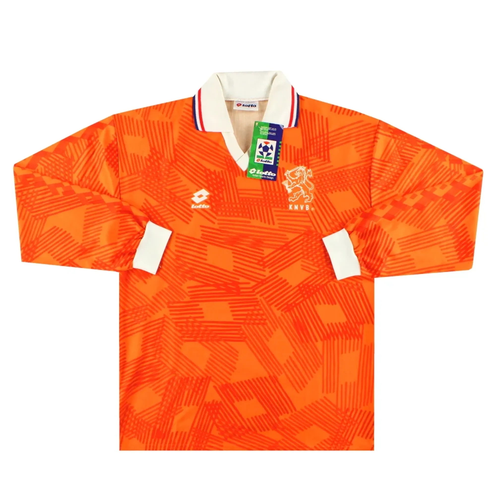 1992-94 Holland Lotto Home Shirt L/S *w/tags* XL - Holland / w/tags 