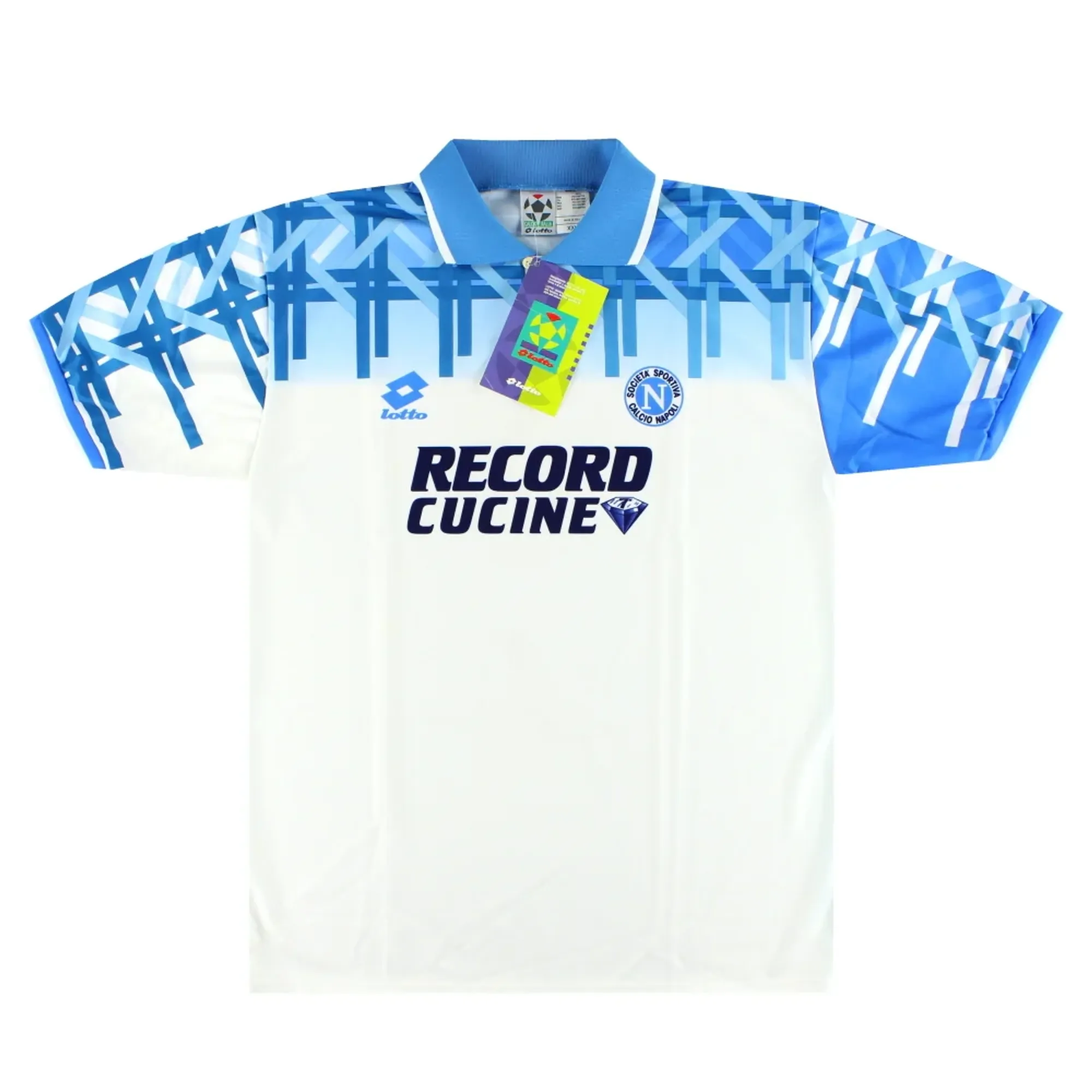 1994-95 Napoli Lotto Away Shirt *w/tags* XXL - Napoli / w/tags 