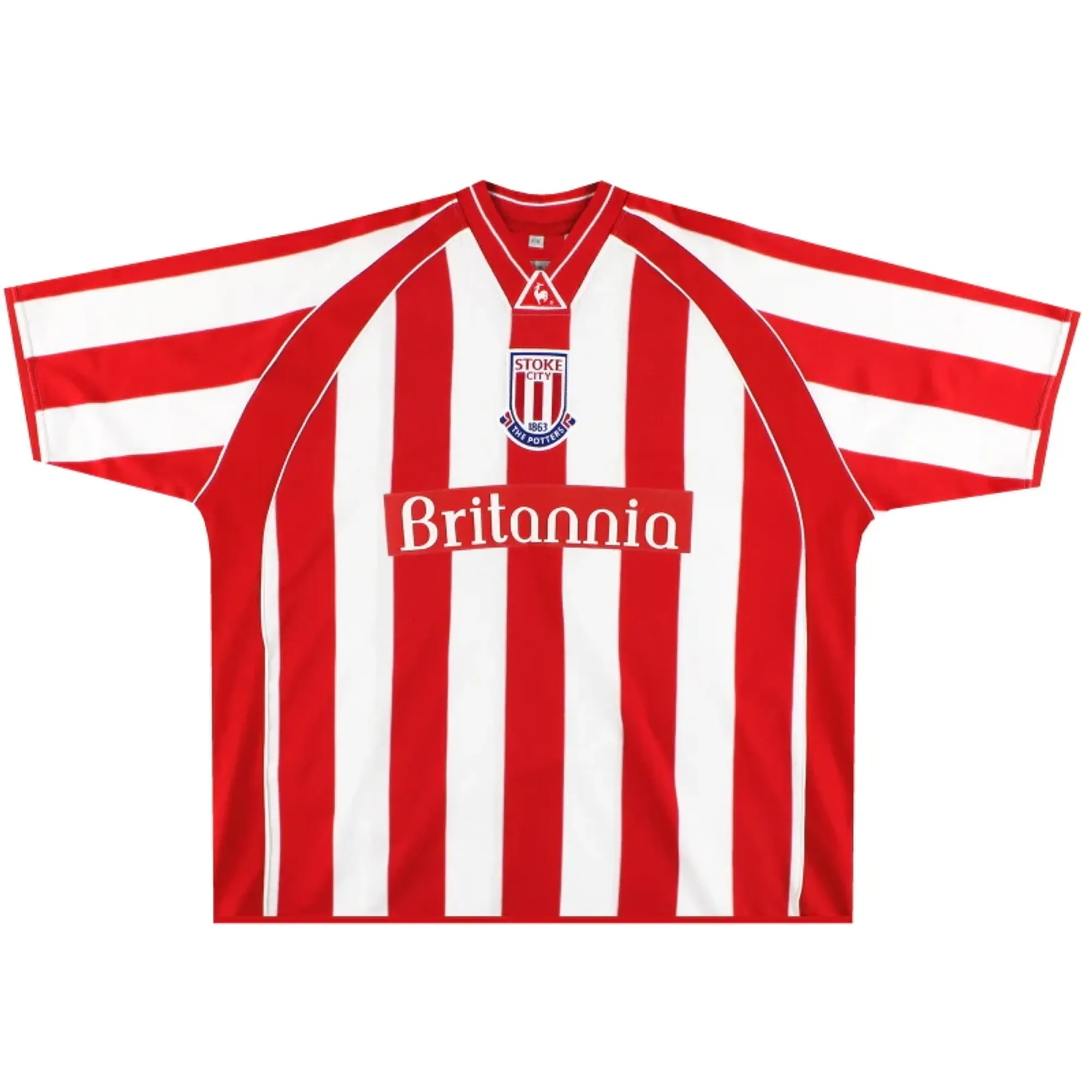 2001-03 Stoke City Le Coq Sportif Home Shirt M - Stoke City / Excellent 