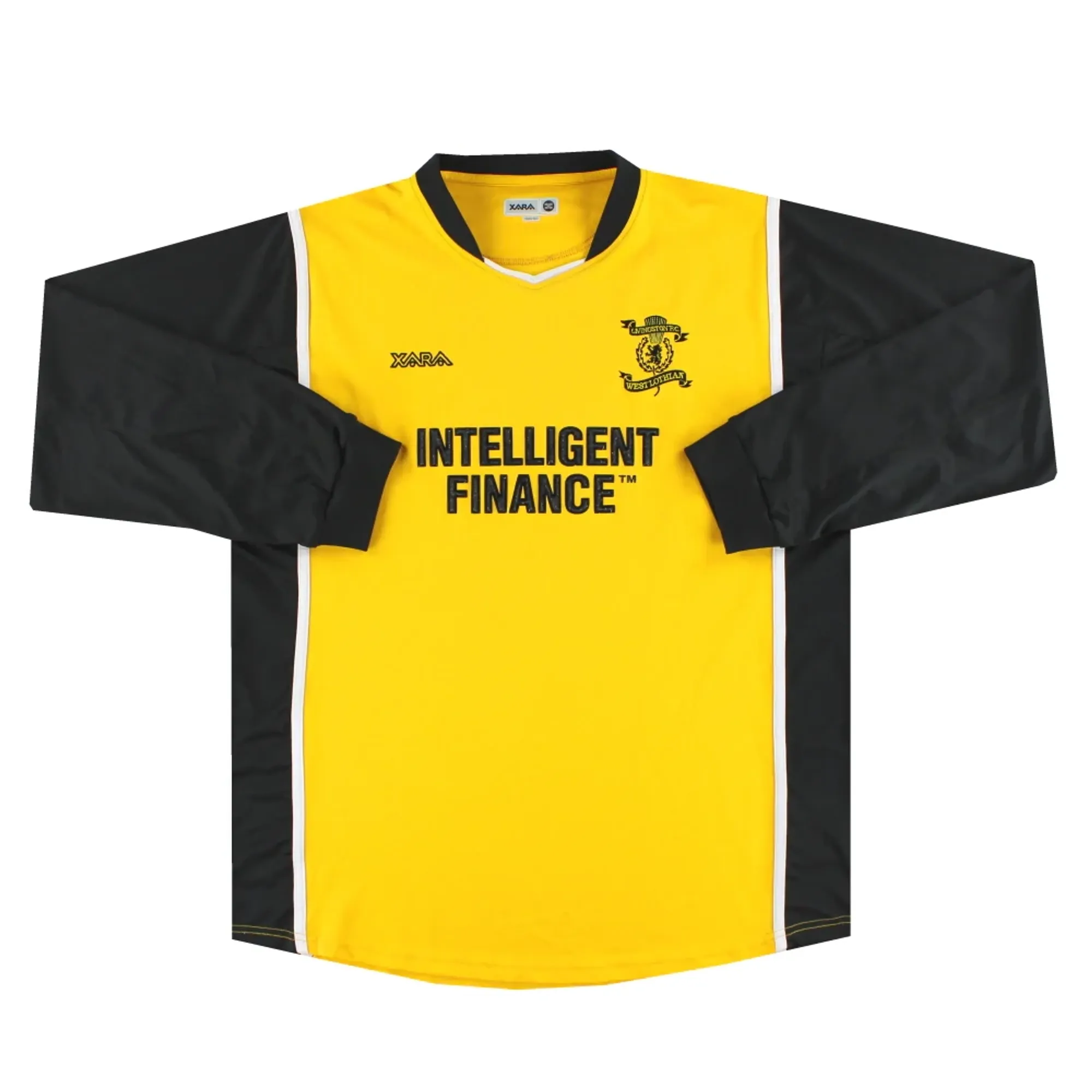 2005-06 Livingston Xara Home Shirt L/S XL - Other Scottish Clubs / Excellent 