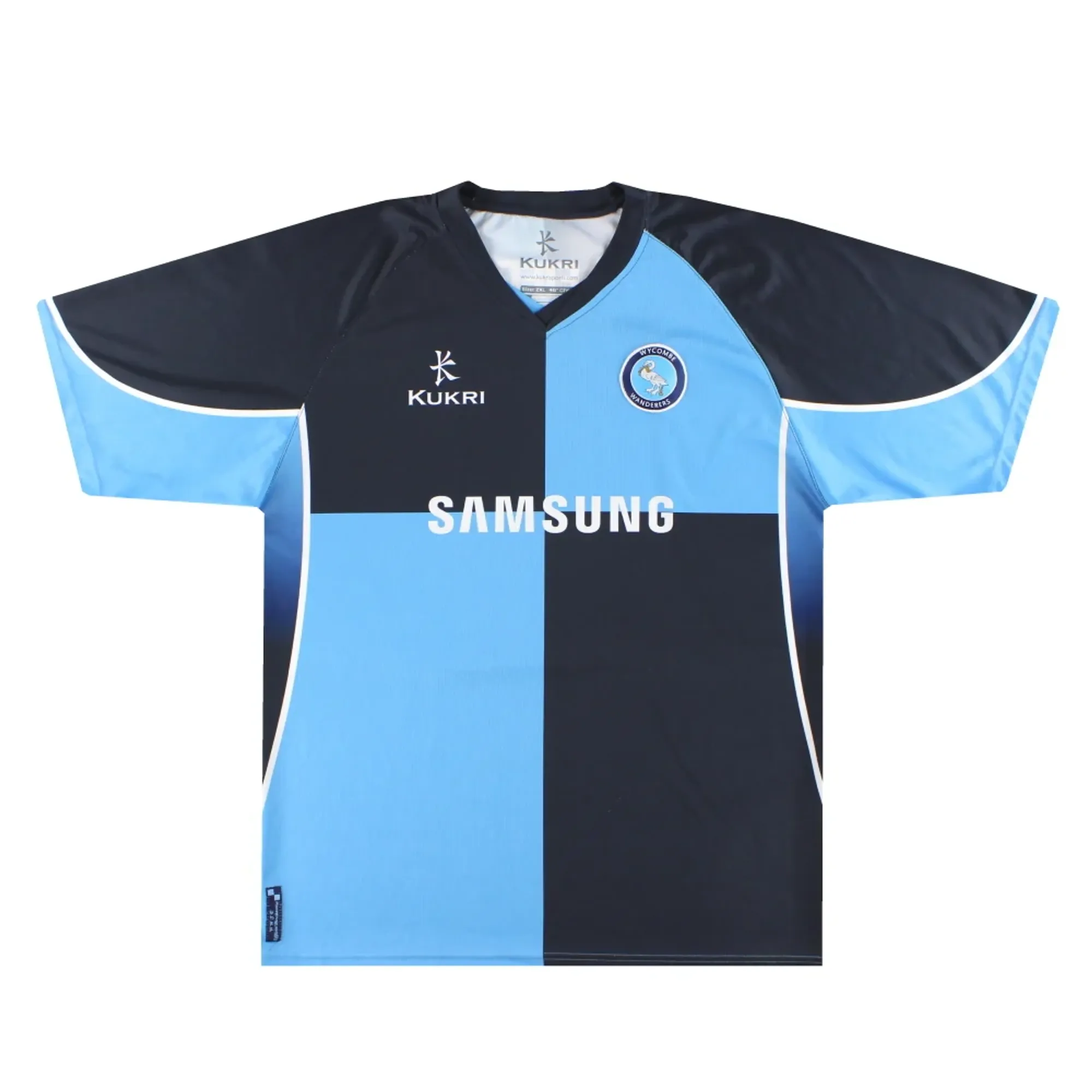 2013-14 Wycombe Wanderers Kukri Home Shirt XXL - Wycombe Wanderers / Excellent 