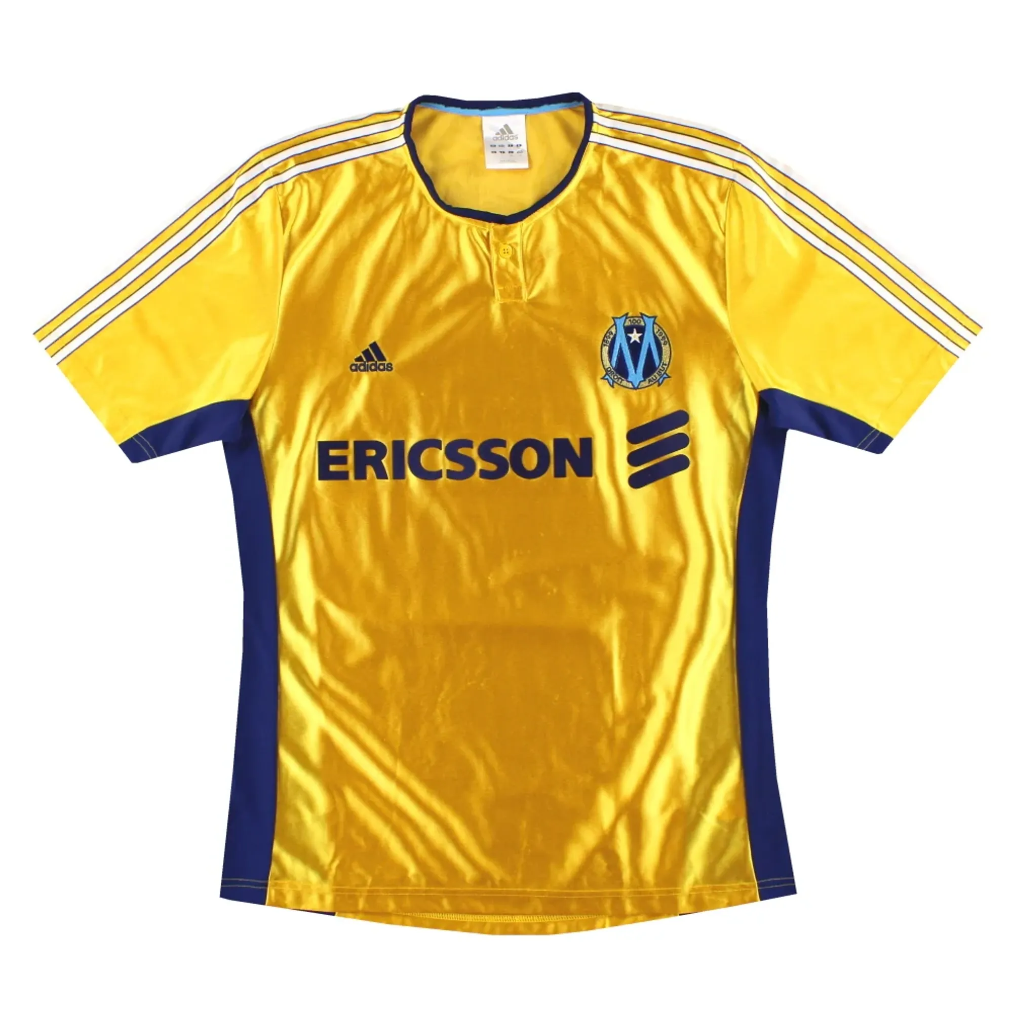 2009-10 Olympique Marseille adidas 1998-99 Reissue Third Shirt L - Olympique Marseille / Very Good 