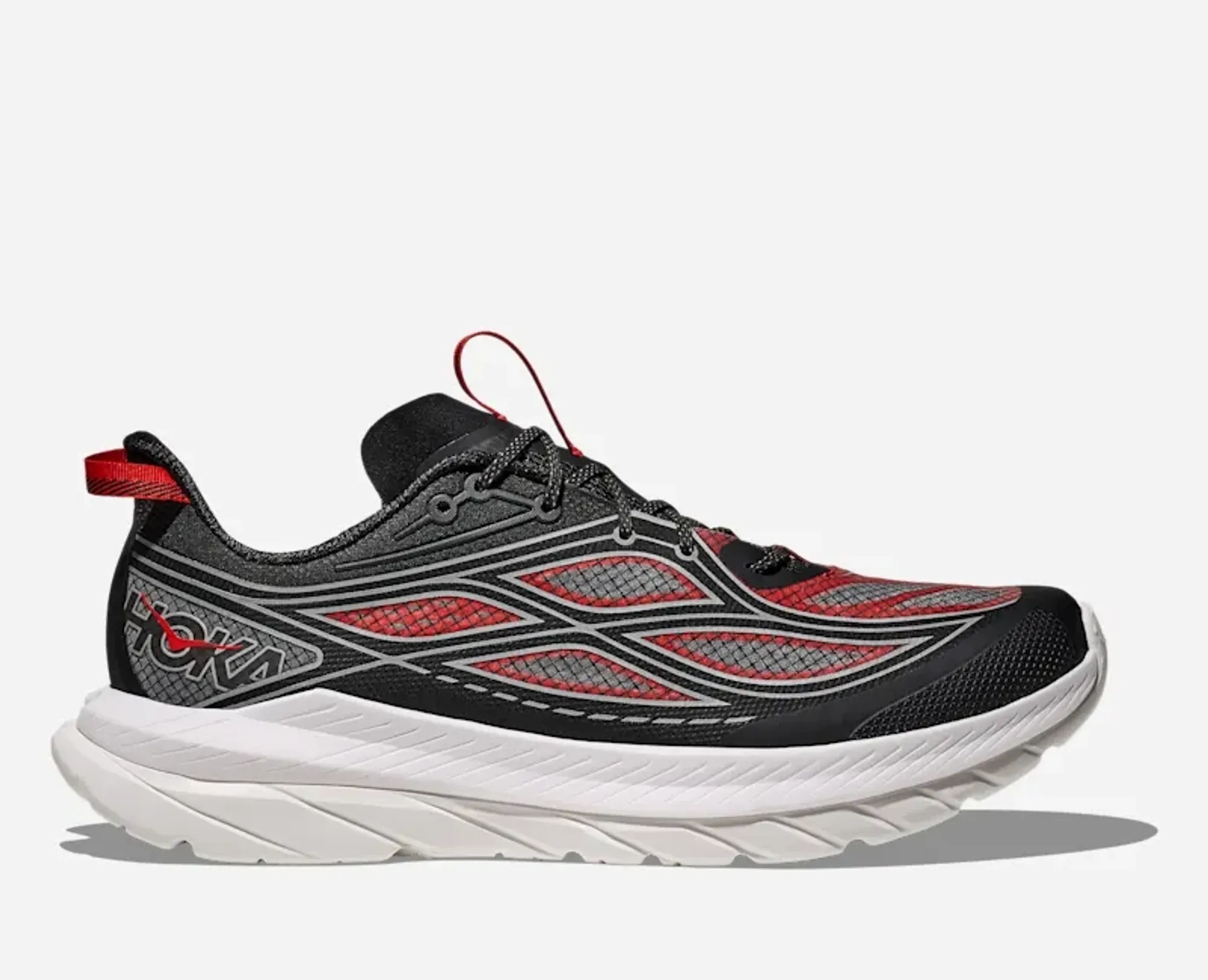 Hoka Men's Mach Remastered Lifestyle Shoes In Carbon Black/Habanero