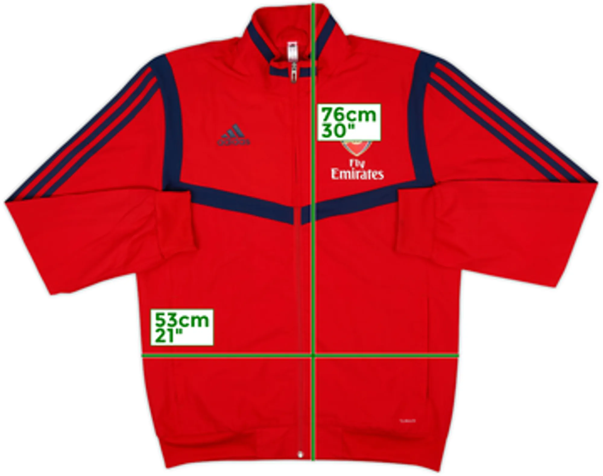 2019-20 Arsenal adidas Track Jacket - 10/10 - (M)