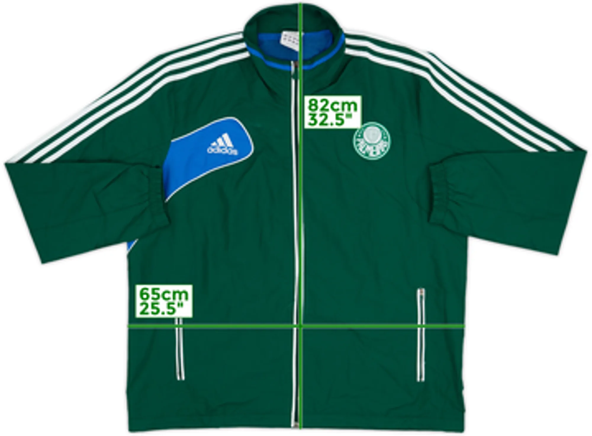 2013-14 Palmeiras adidas Track Jacket - 8/10 - (XL/XXL)
