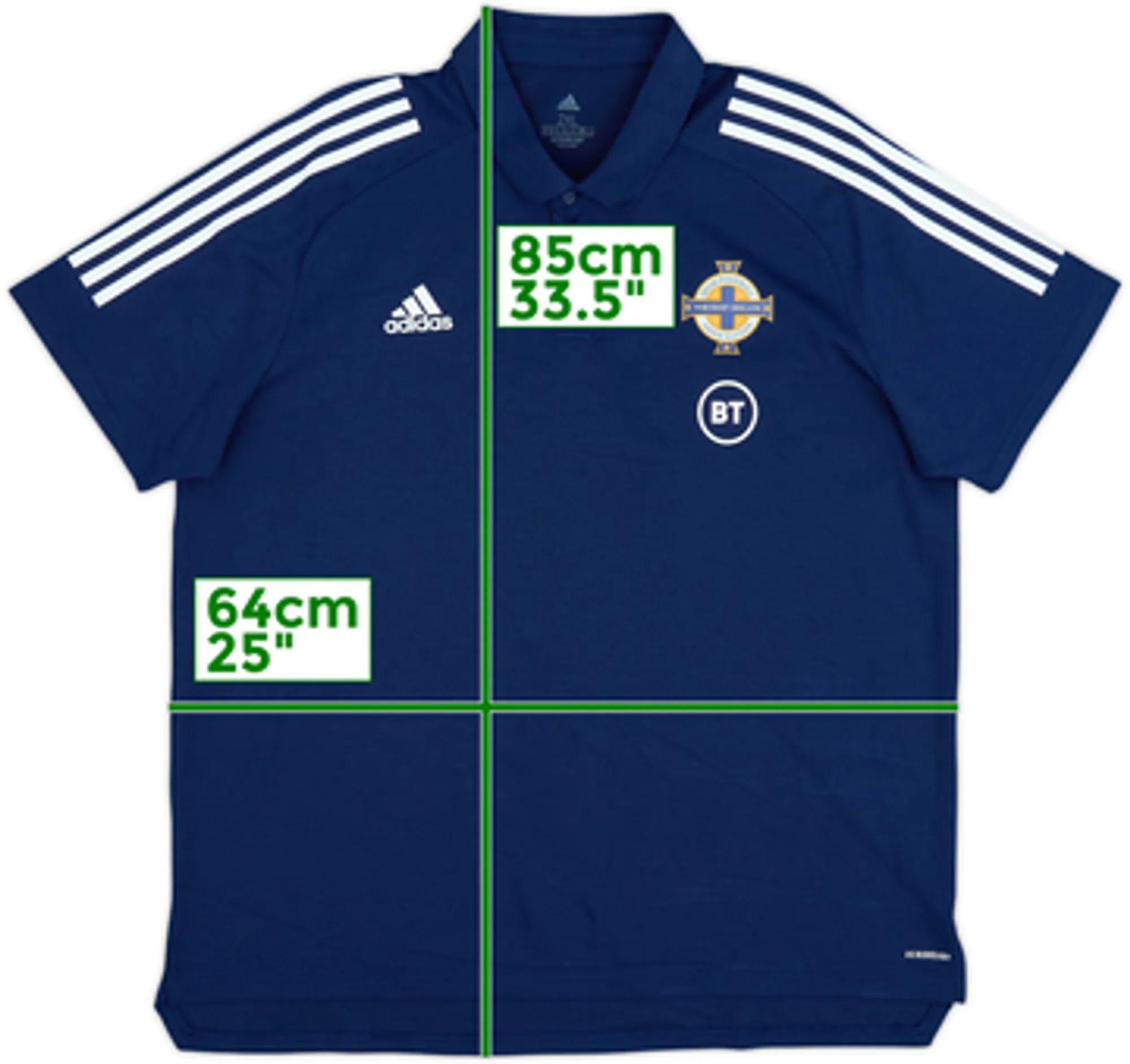 2019-20 Northern Ireland adidas Polo Shirt - 6/10 - (XXL)