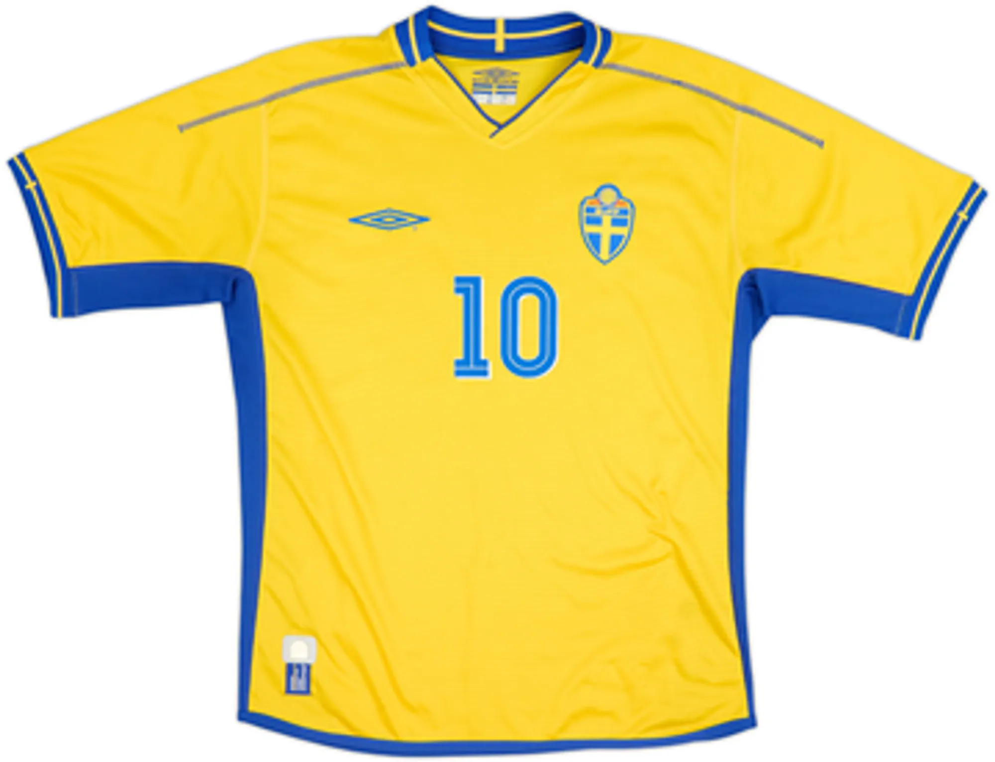 2003-04 Sweden Home Shirt Ibrahimovic #10 - 5/10 - (M)