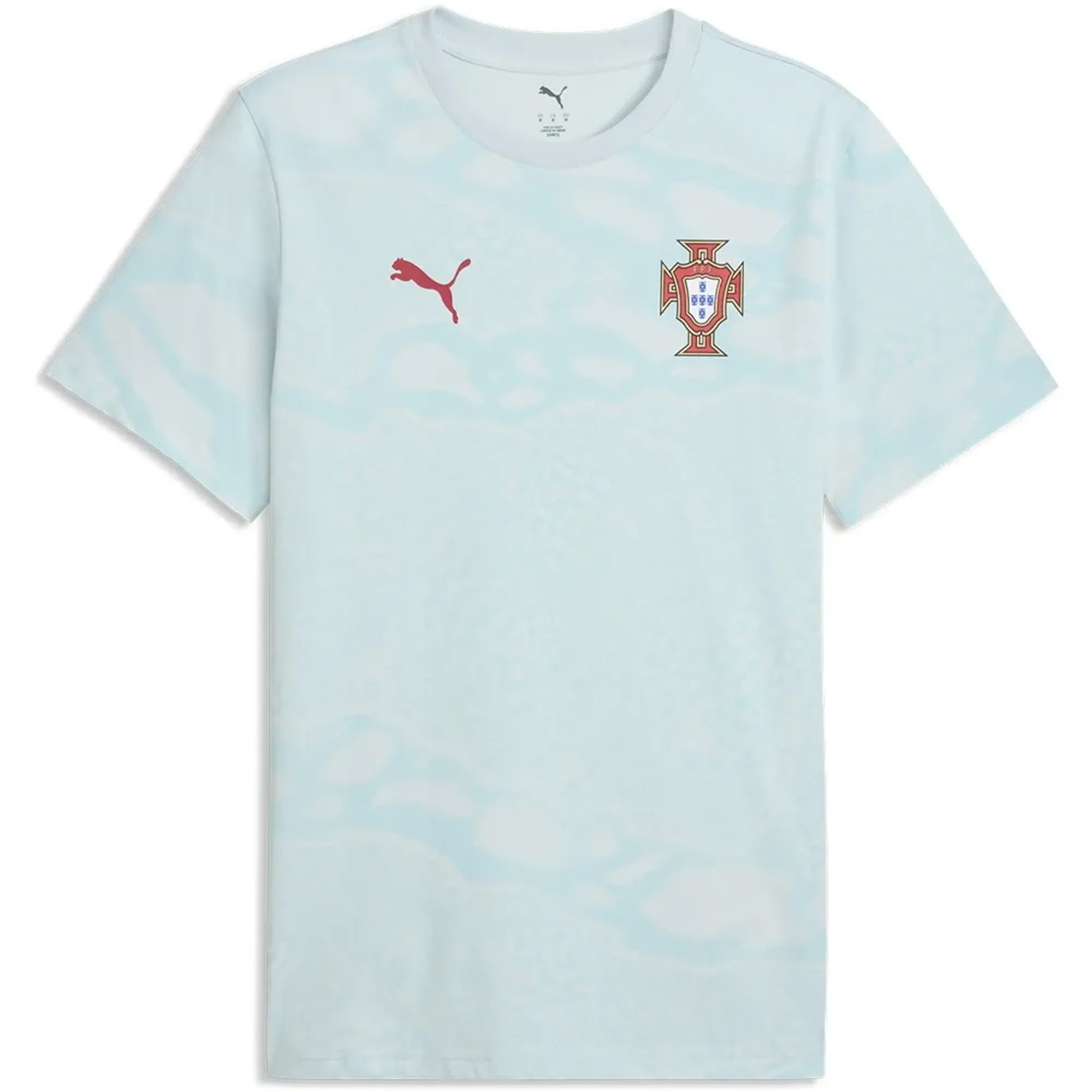 Puma Portugal Ftblculture Aop Short Sleeve T-shirt