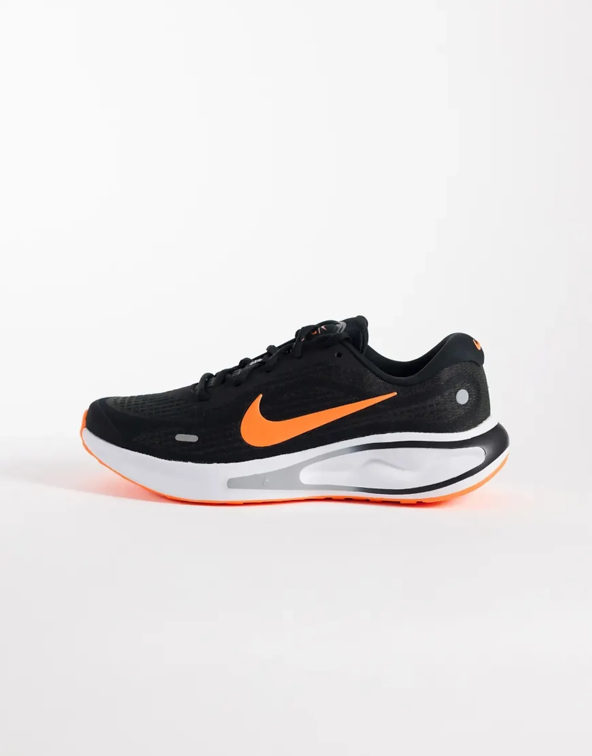 Nike Running Journey Run Trainers In Black And Orange