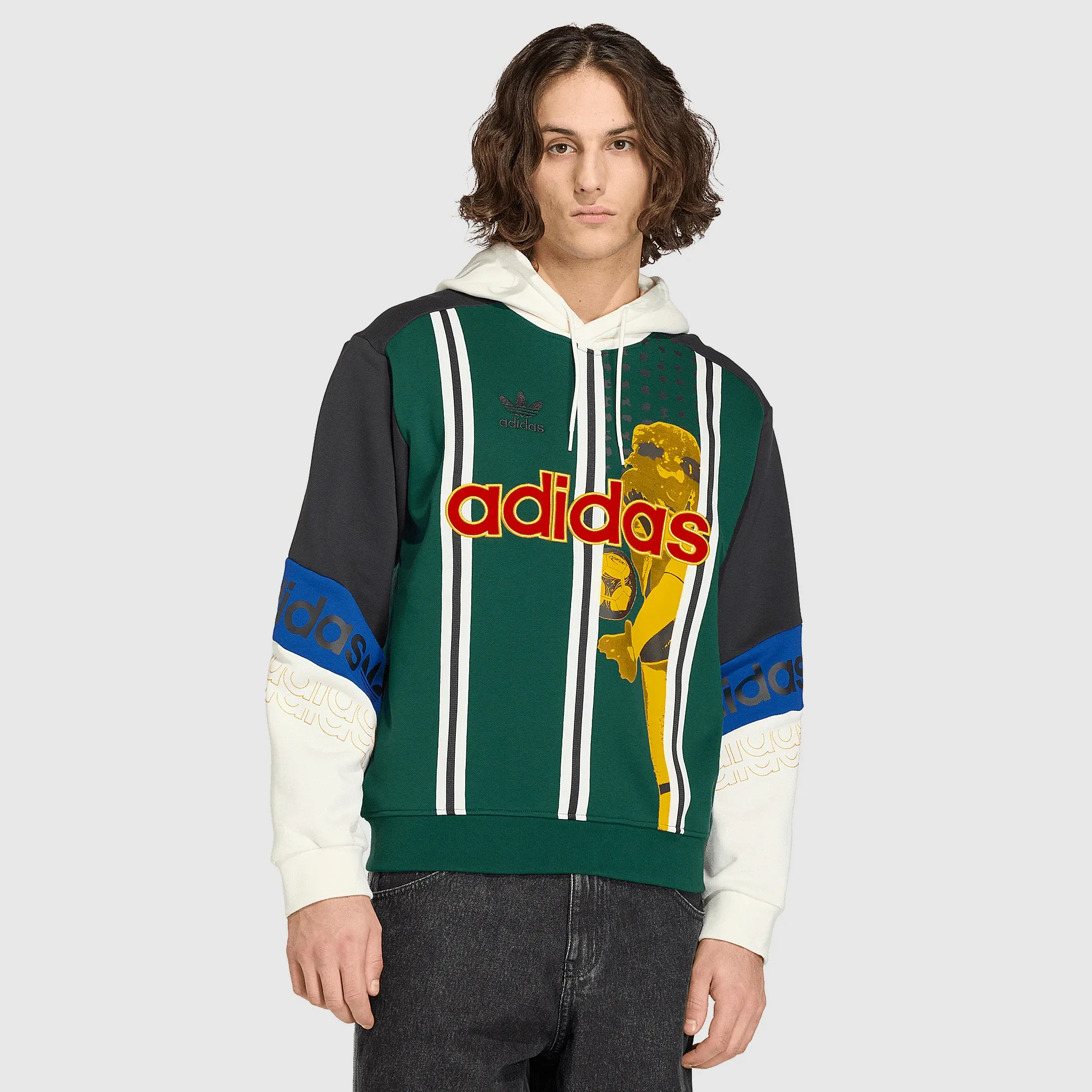 adidas Originals Archive Football Graphic Hoodie Collegiate Green