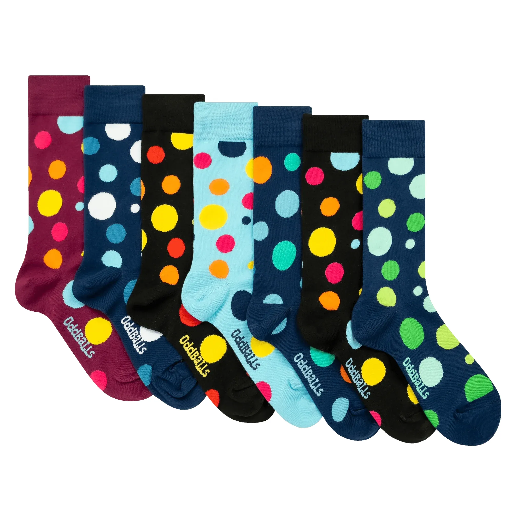 Polka Dot Bundle - 7 Pack Sock Bundle