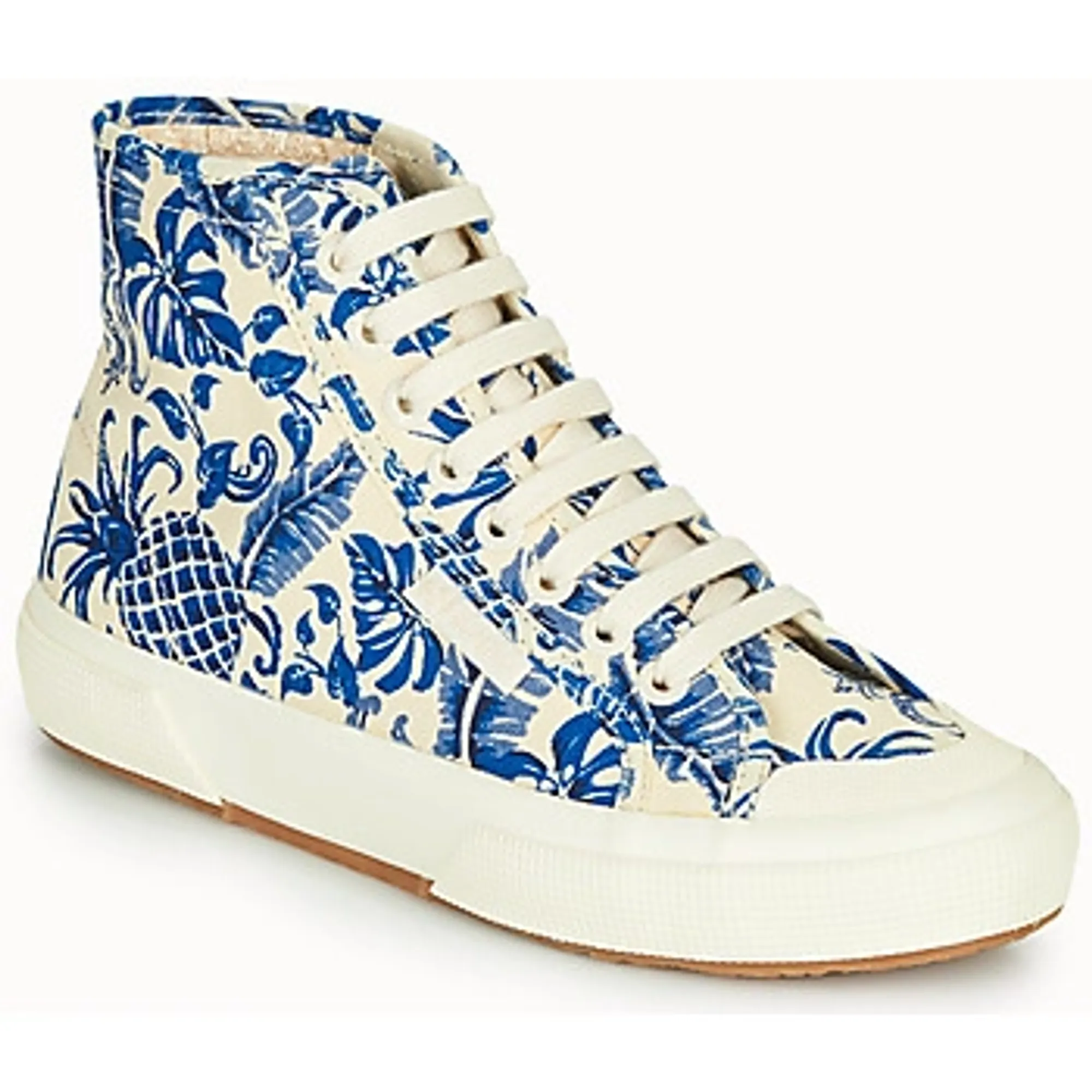 Superga  2295-COTFANW  women's Shoes (High-top Trainers) in Blue