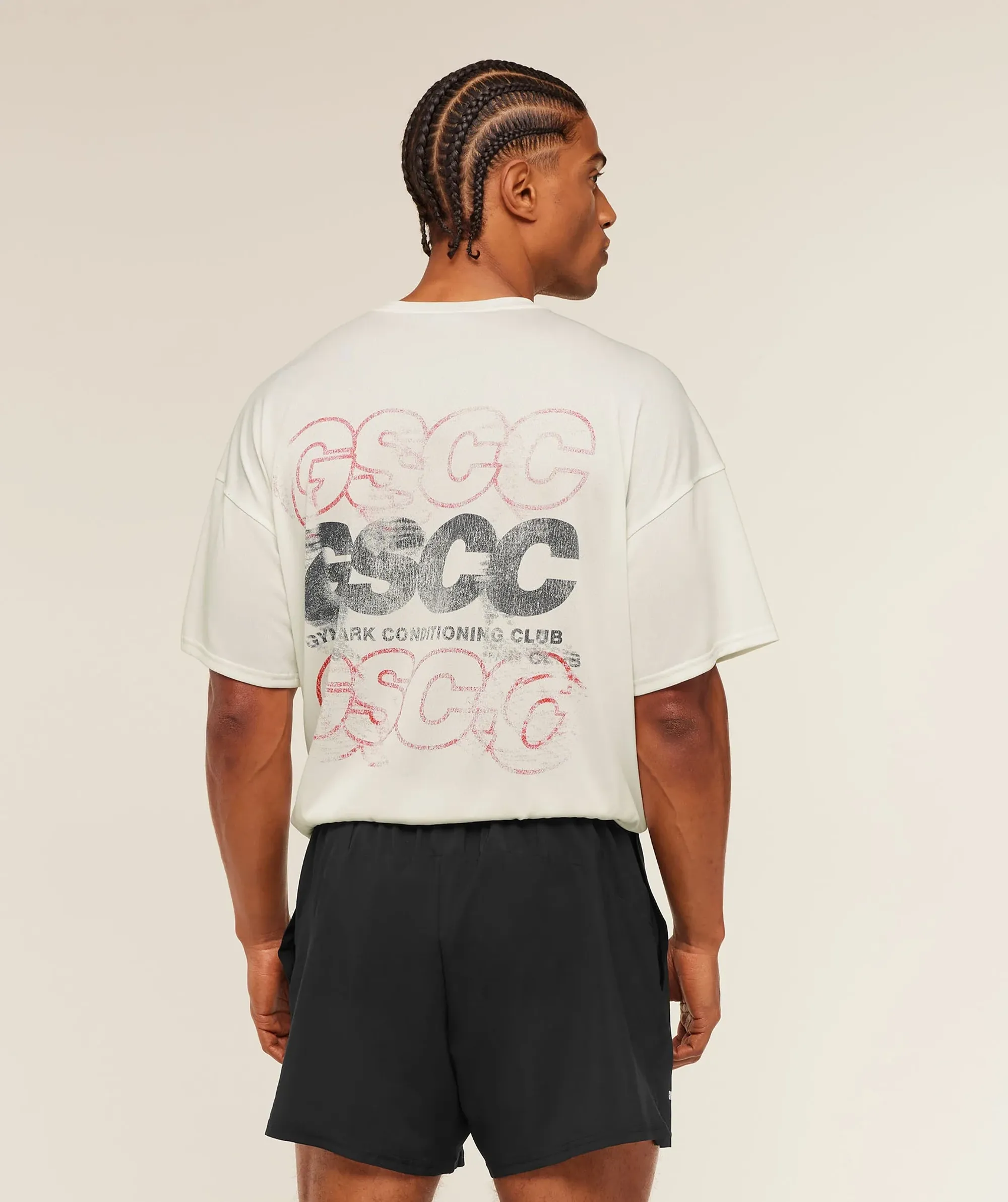 Gymshark GSCC Graphic T-Shirt - Soft White