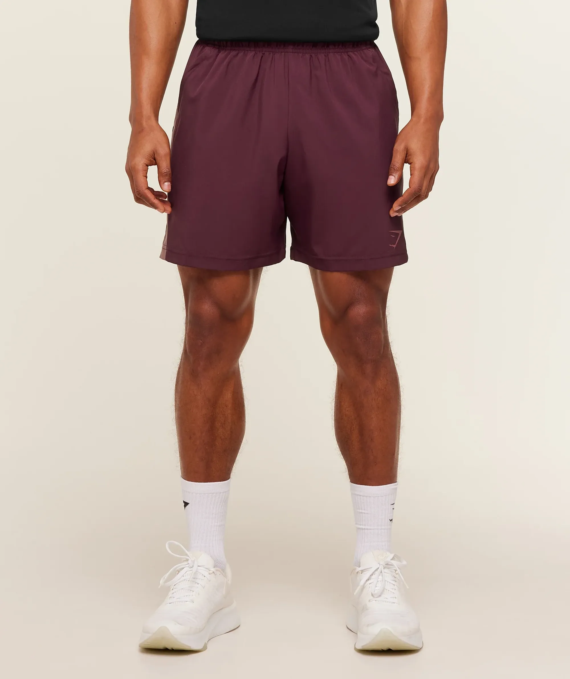 Gymshark Sport  7" Shorts - Impact Burgundy/Reset Pink