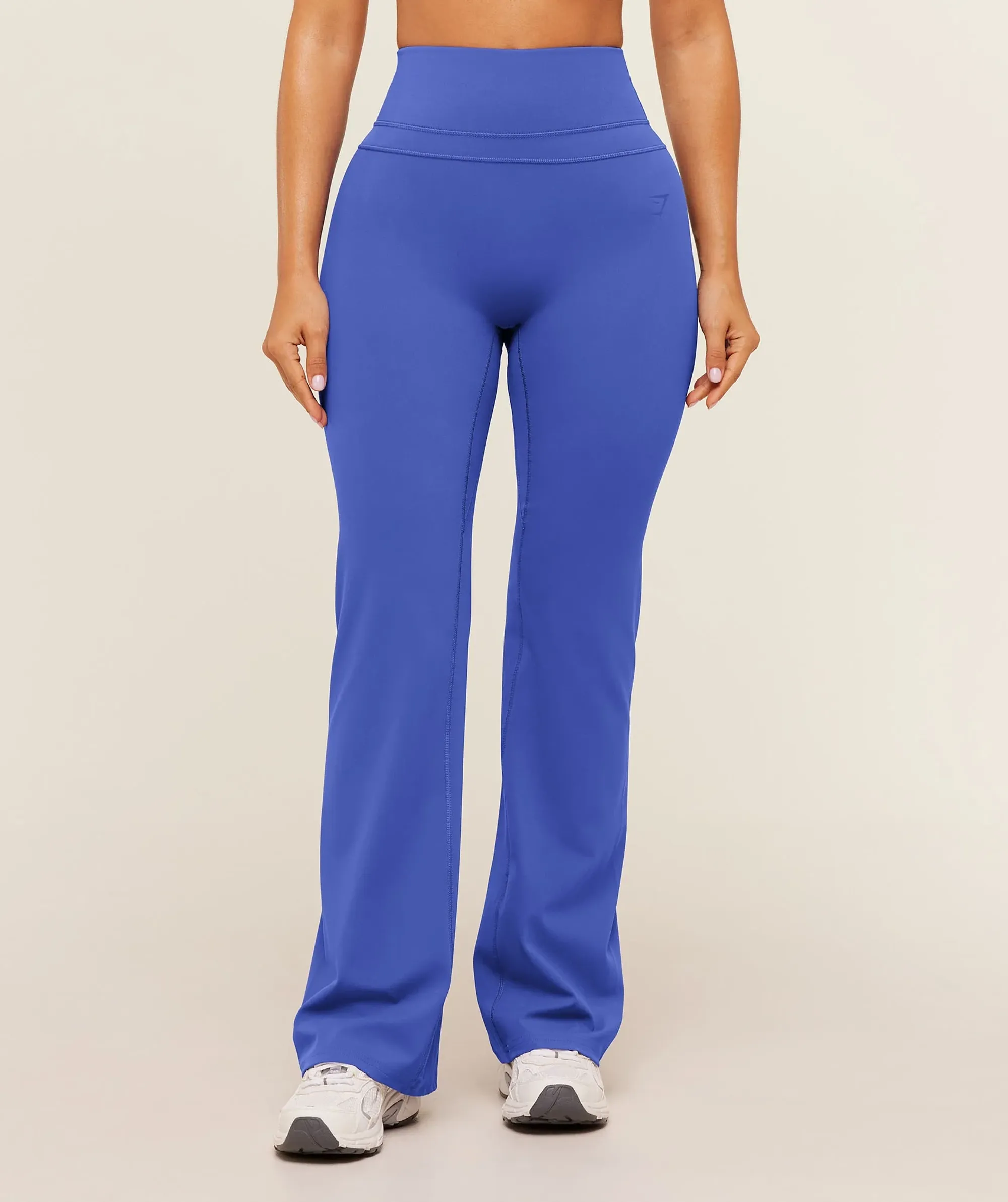 Gymshark Whitney Short Flared Leggings - Force Blue