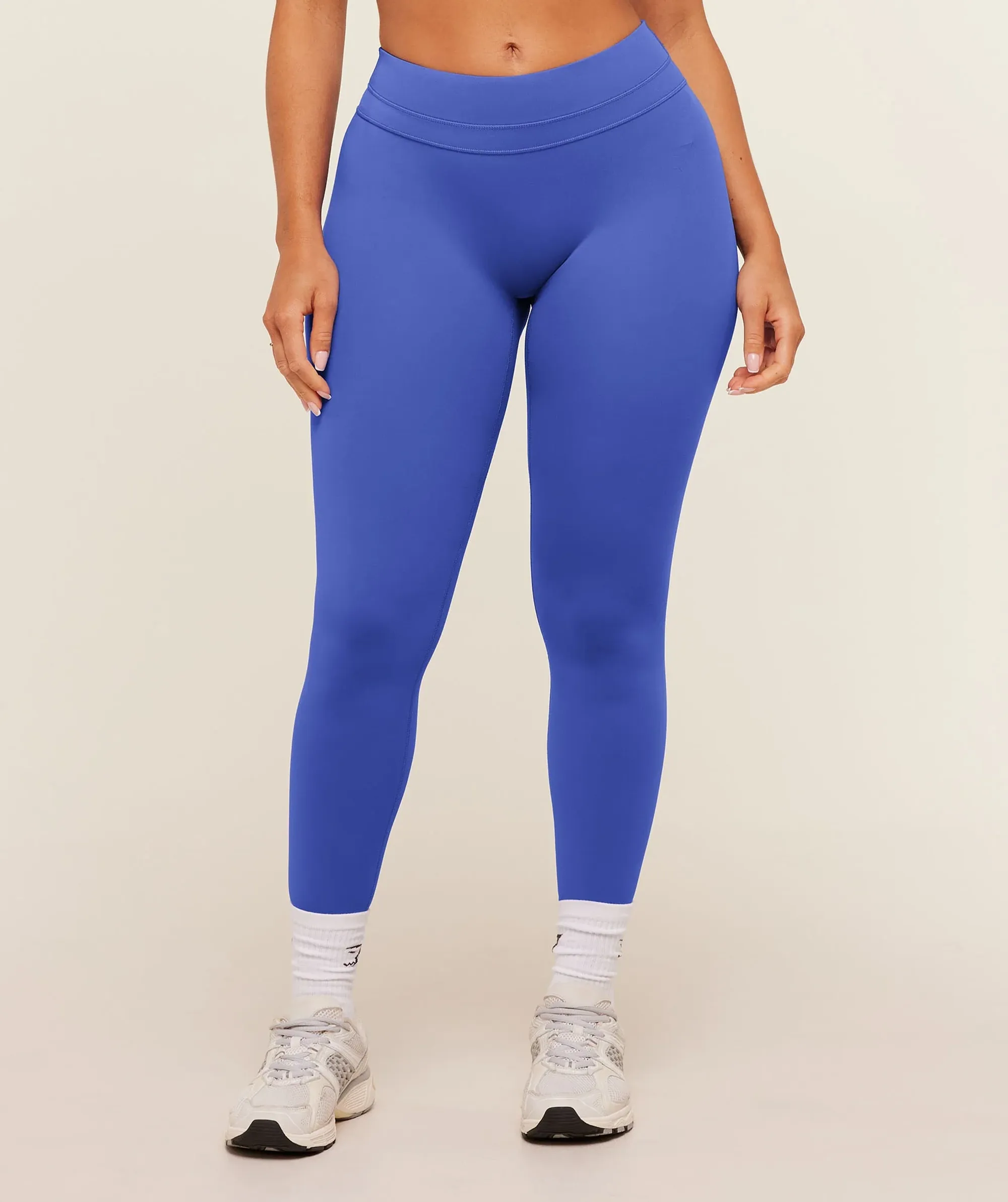 Gymshark Whitney Mid-High Rise Legging - Force Blue