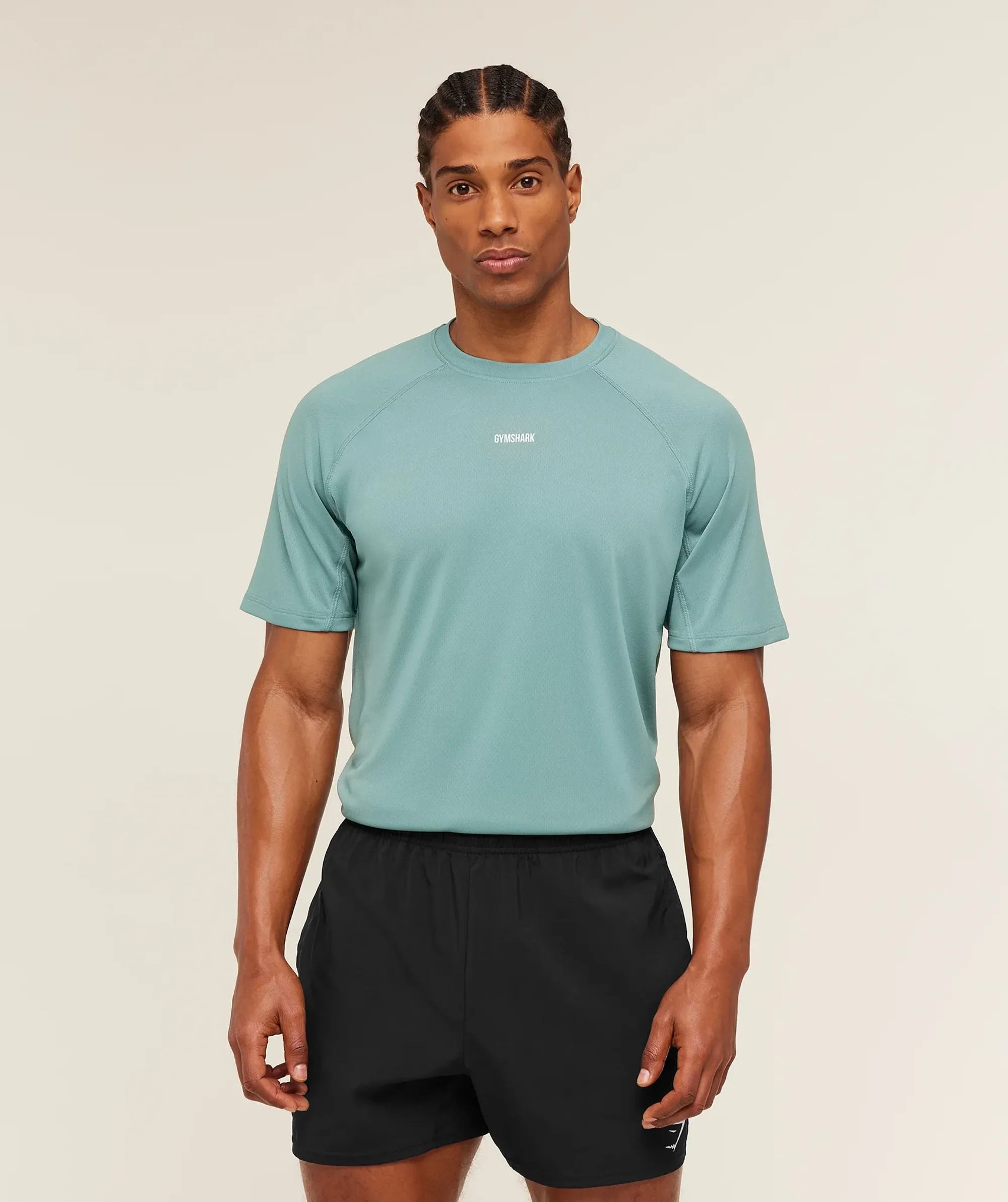 Gymshark Train T-Shirt - Storm Blue