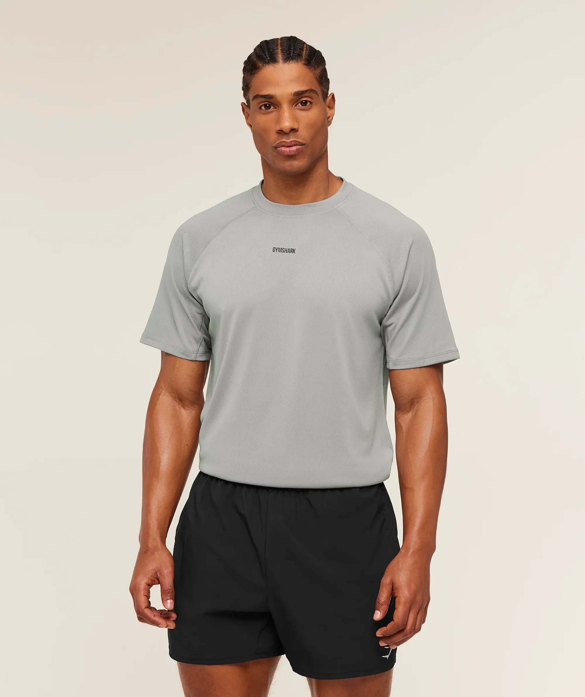 Gymshark Train T-Shirt - Smokey Grey