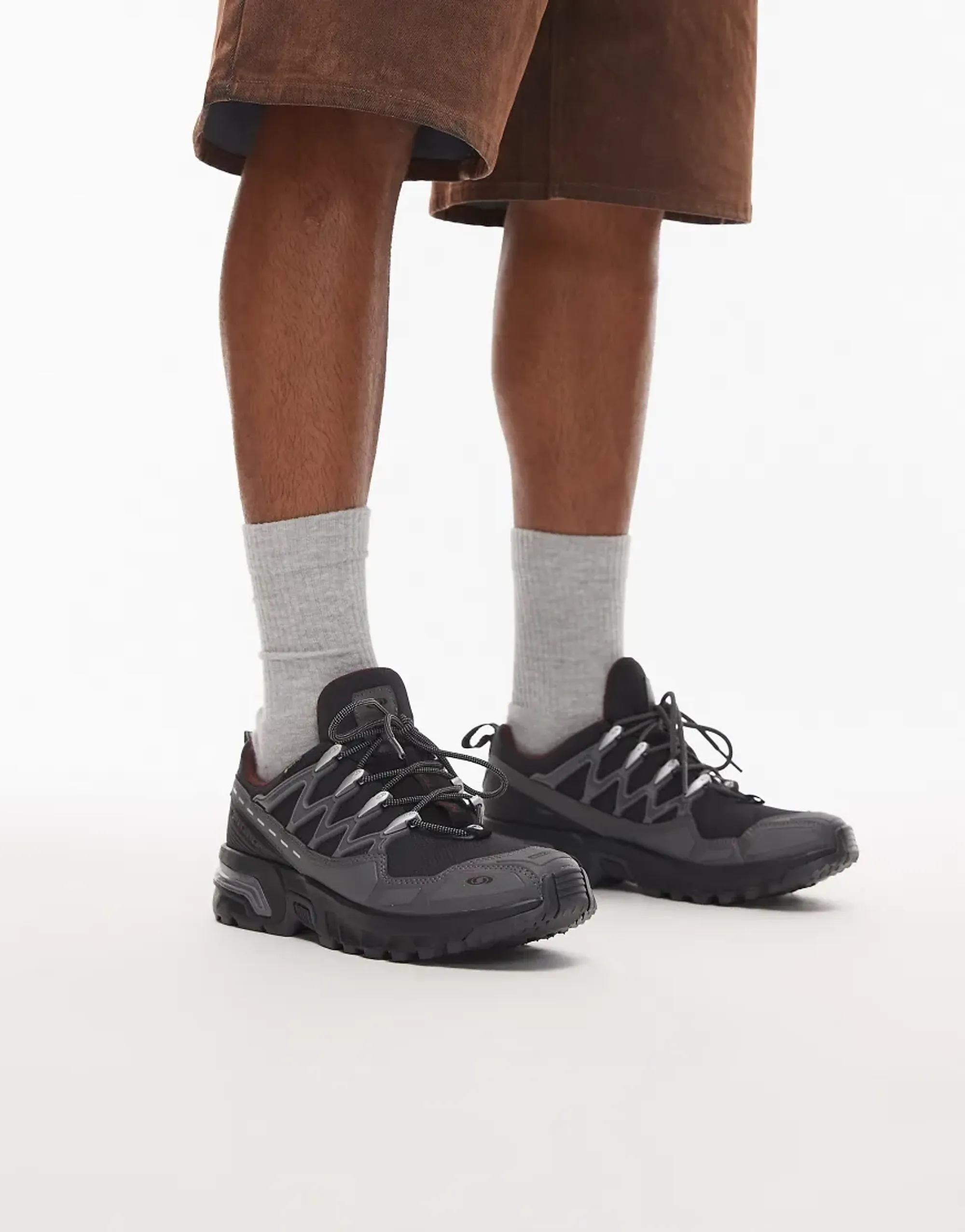 Salomon Acs+ Gtx Trainers In Black And Silver