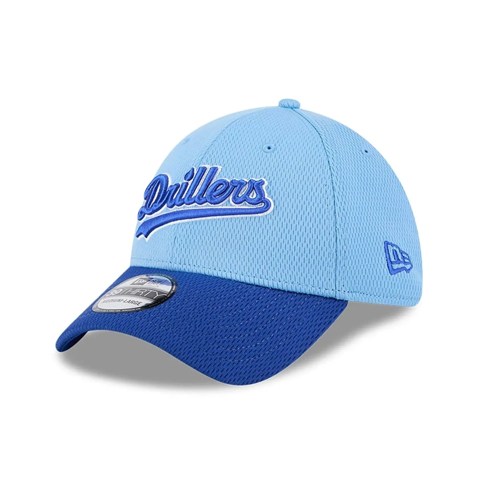 Tulsa Drillers MiLB Batting Practice Pastel Blue 39THIRTY Stretch Fit Cap New Era Cap adult unisex