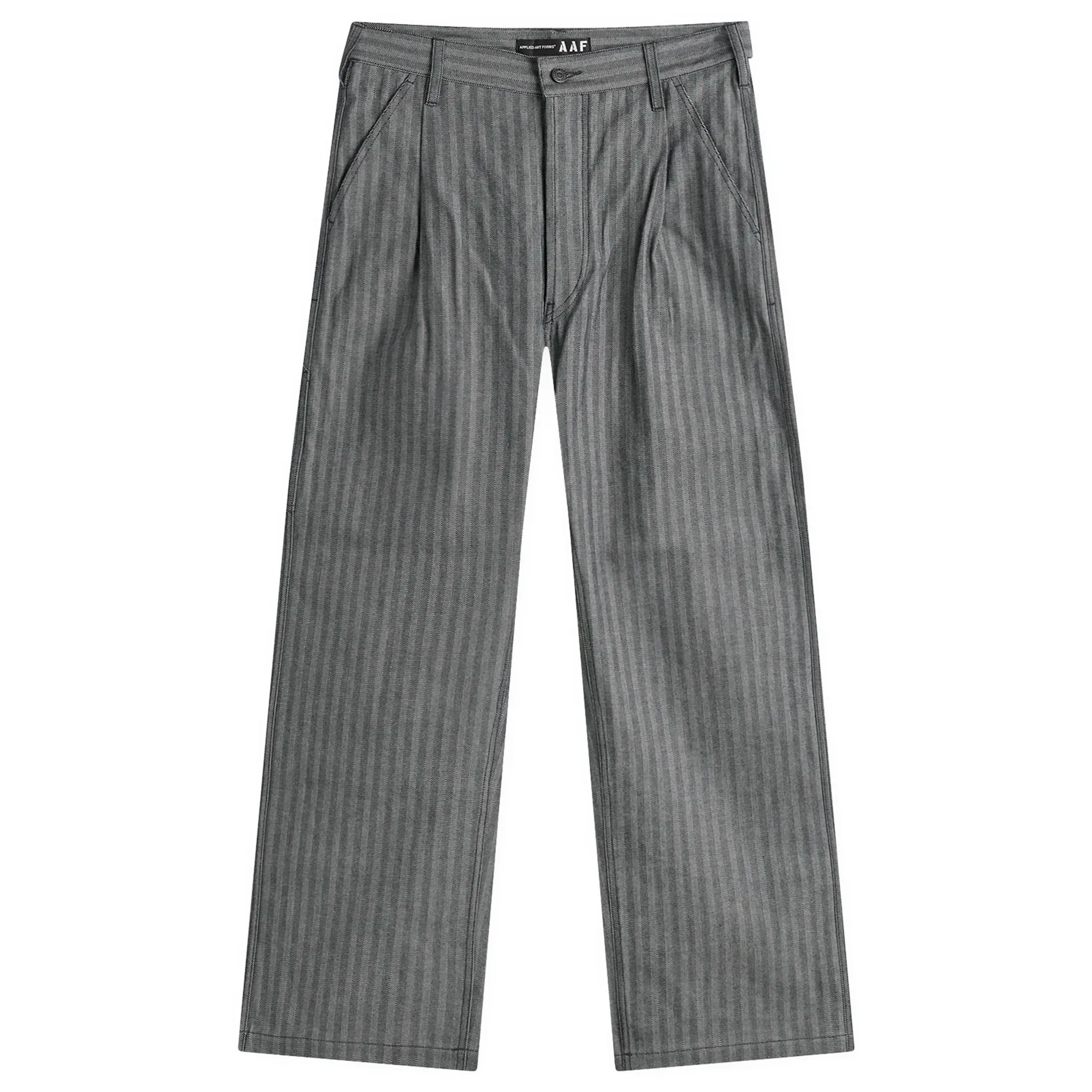 Applied Art Forms Men's Herringbone Contruction Pants Raw Denim