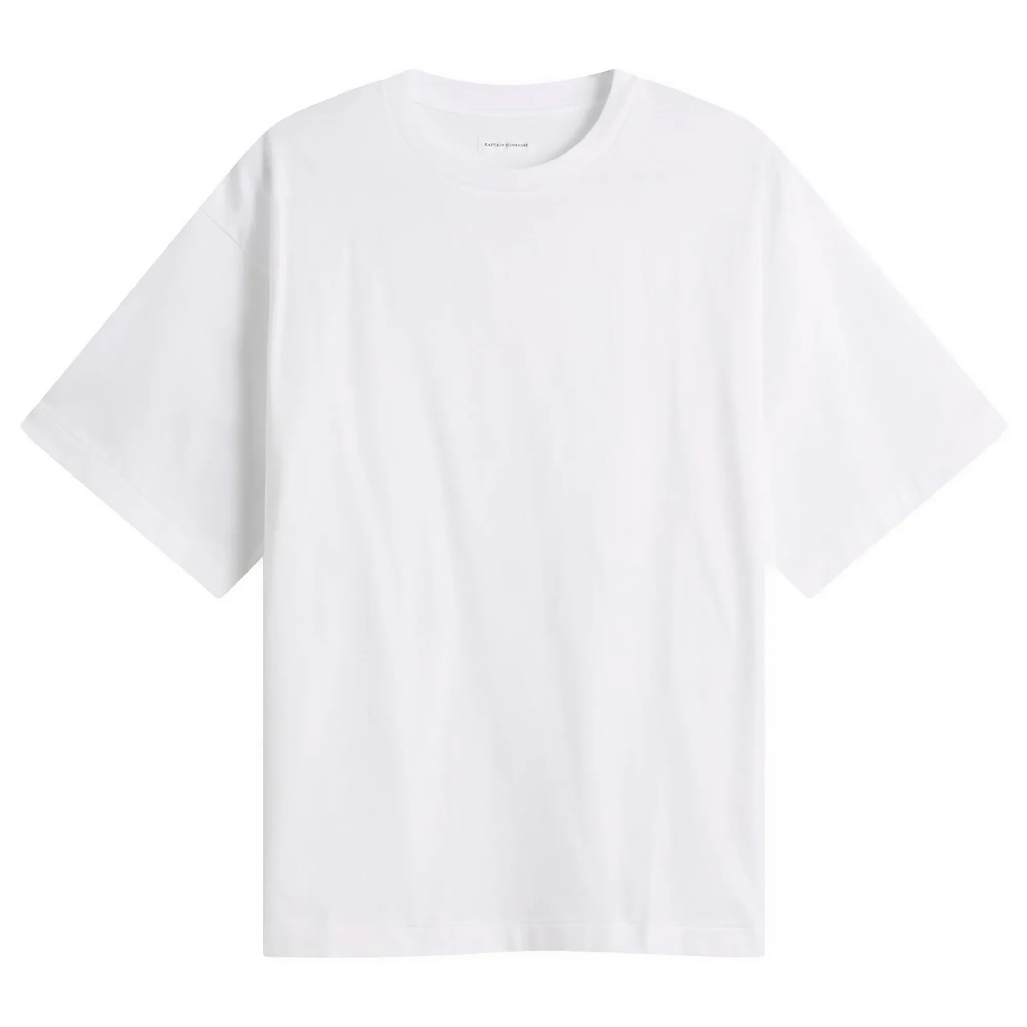 Kaptain Sunshine Men's Suvin Cotton Short Sleeve T-Shirt White
