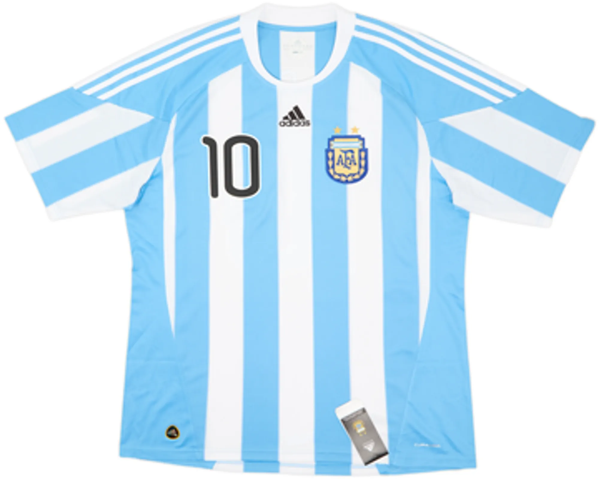 2010-11 Argentina Home Shirt Messi #10 (XL)