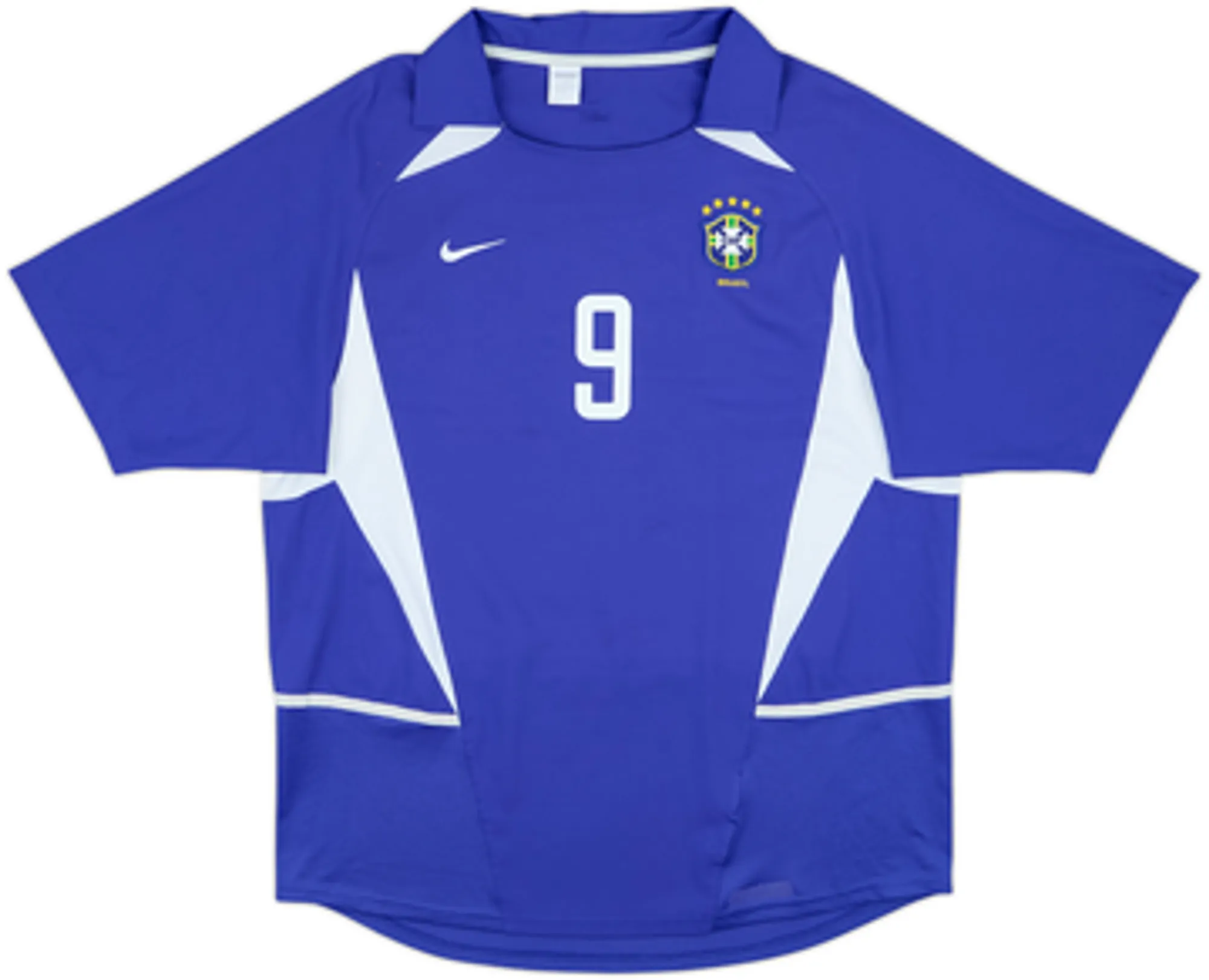 2002-04 Brazil Away Shirt Ronaldo #9 - 8/10 - (L/XL)