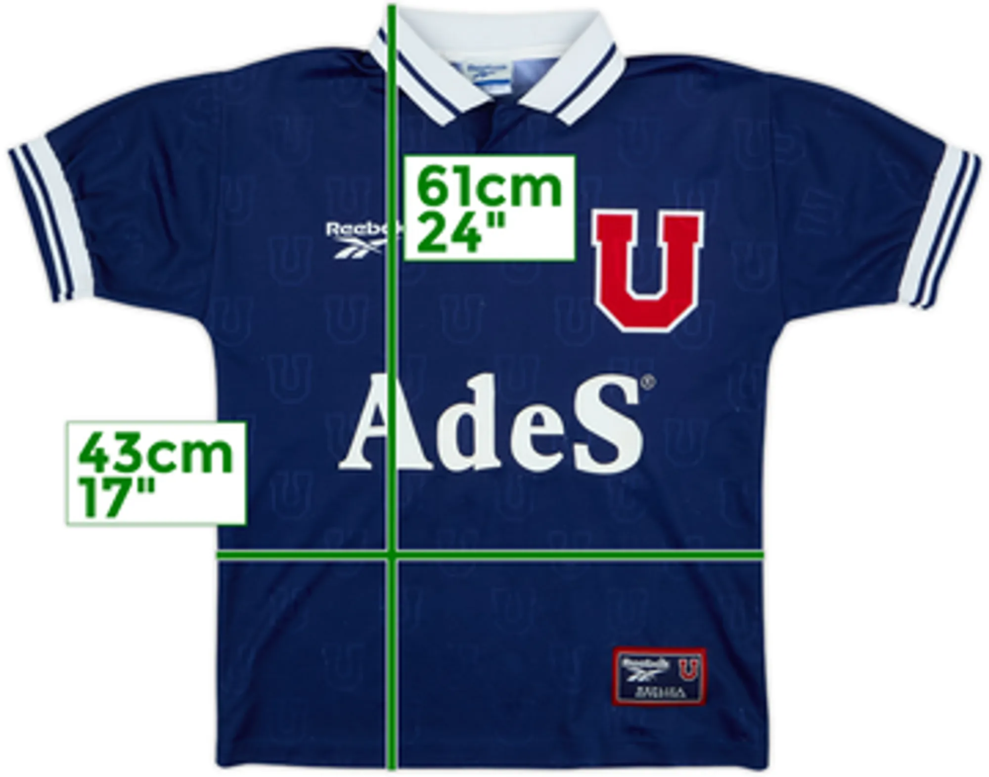 1998-99 Universidad de Chile Home Shirt - 6/10 - (L.Boys)