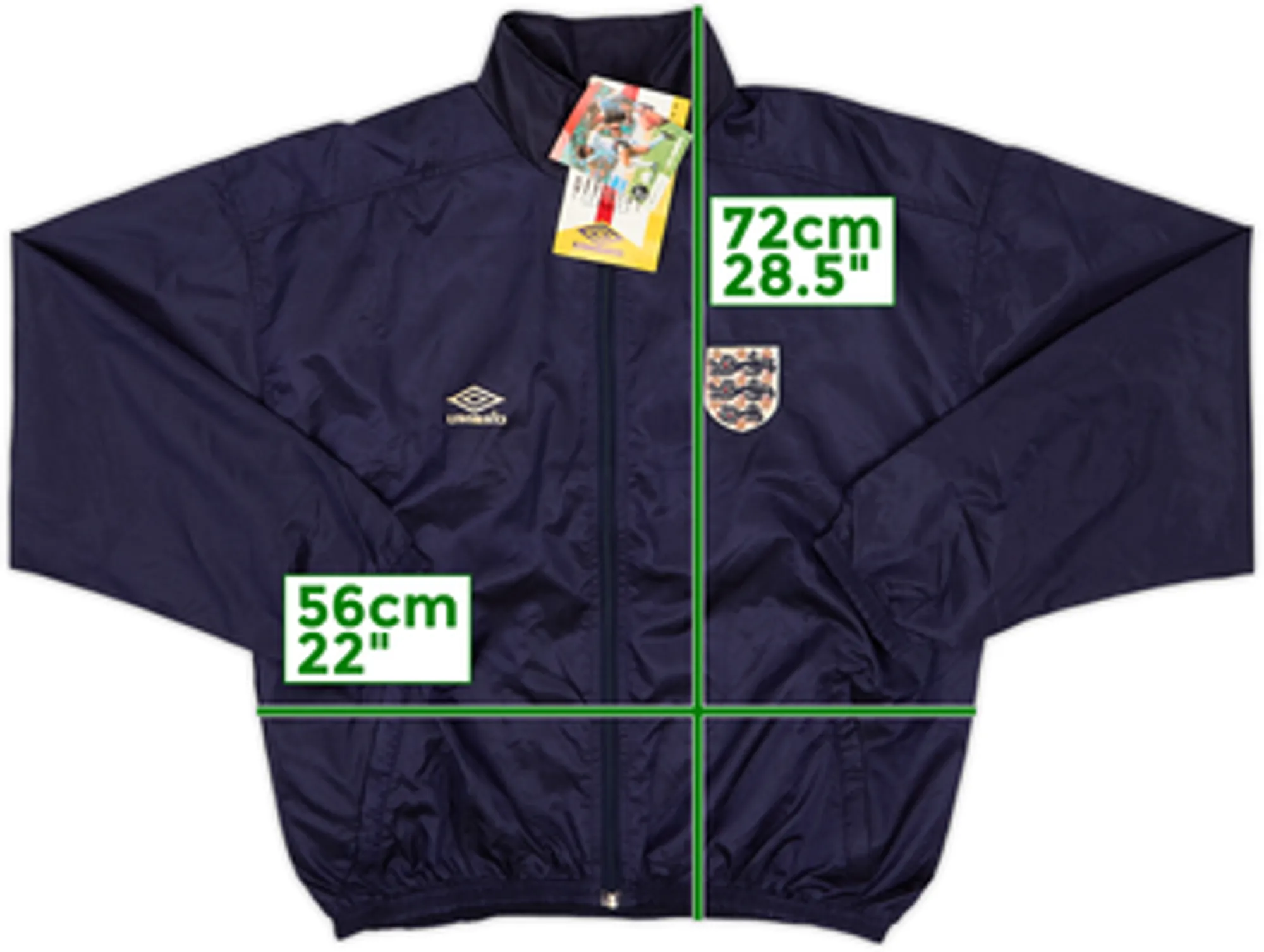 1994-96 England Umbro Track Jacket (XL)