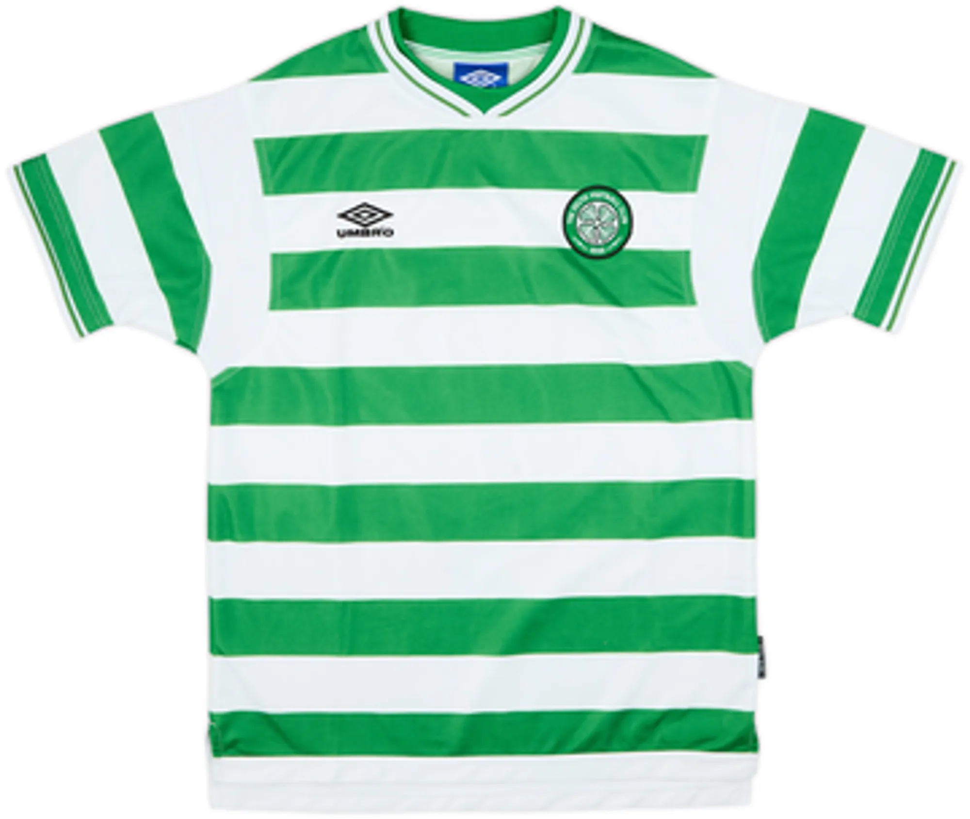 1999-01 Celtic Home Shirt Larsson #7 - 6/10 - (M)