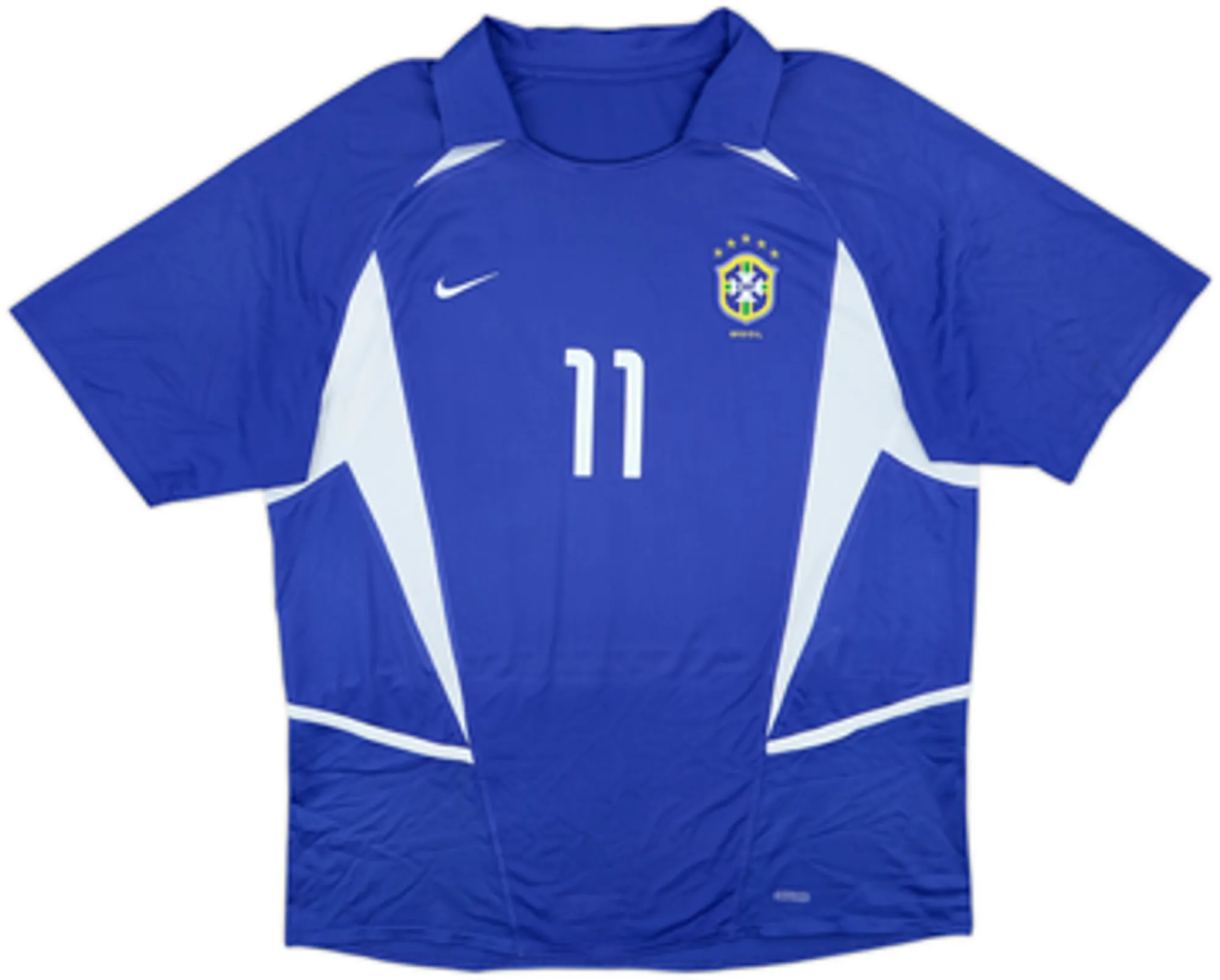 2002-04 Brazil Away Shirt Ronaldinho #11 - 6/10 - (XL)