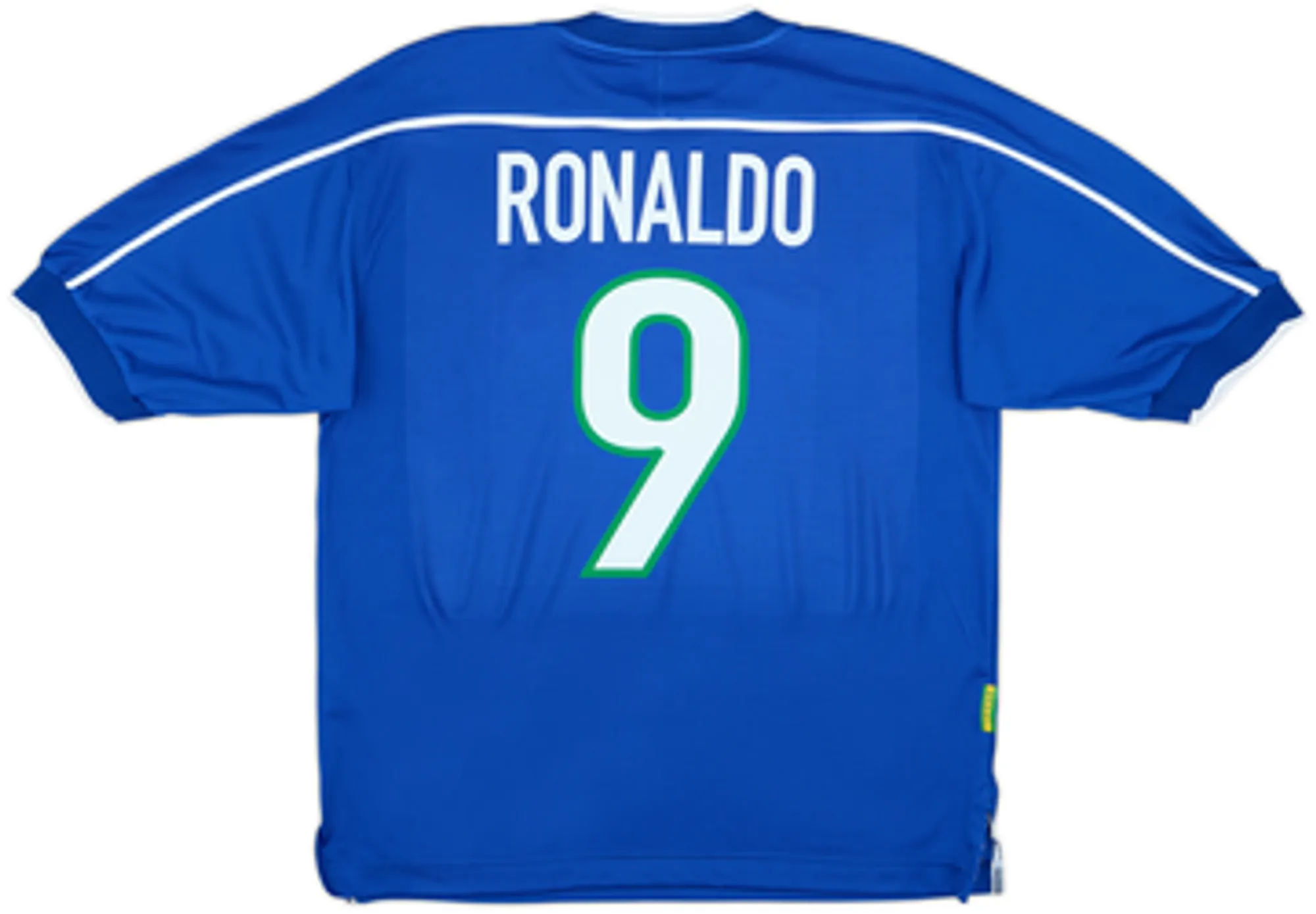 1998-00 Brazil Away Shirt Ronaldo #9 - 8/10 - (M)