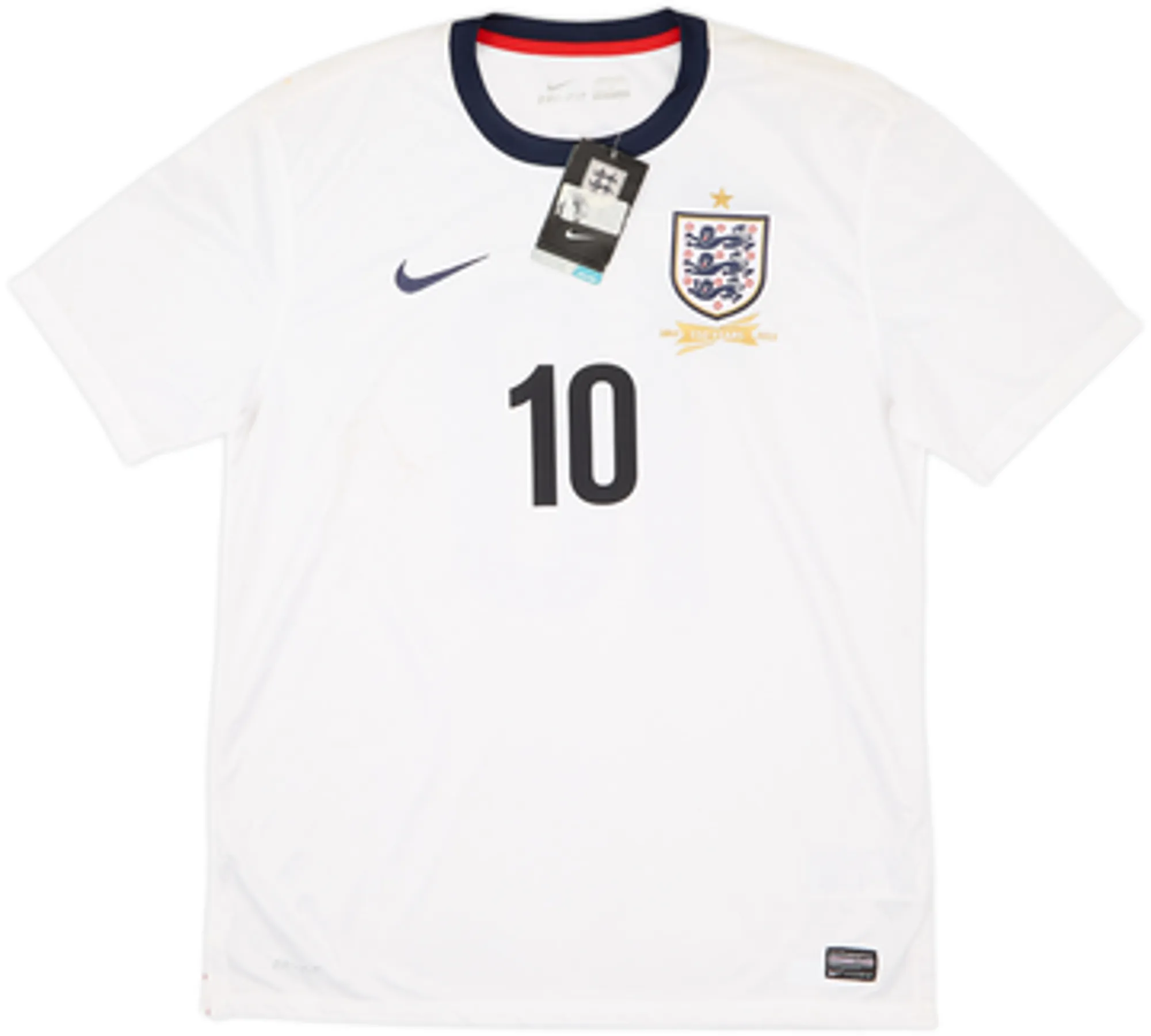 2013 England 150th Anniversary Home Shirt Rooney #10 (L)