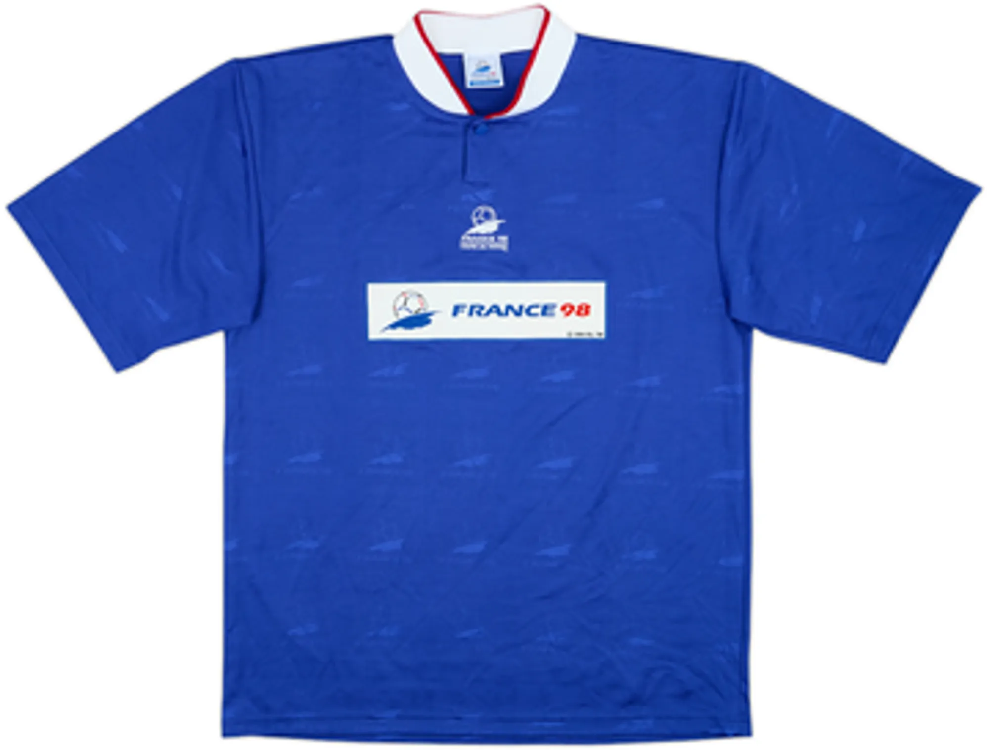 1998 France 98 Coupe du Monde Training Shirt #7 - 8/10 - (L)