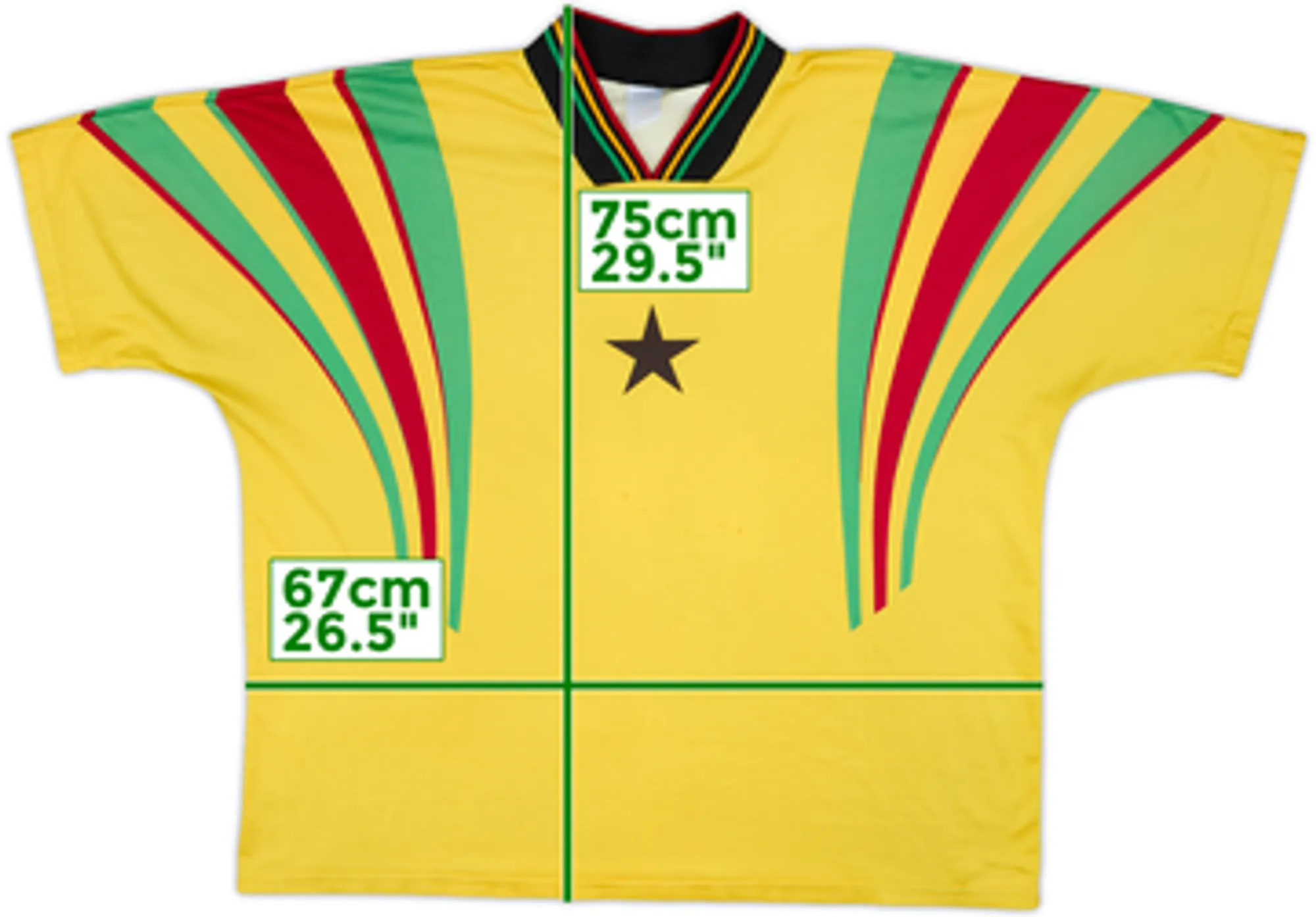1996-98 Ghana Home Shirt - 6/10 - (XXL)