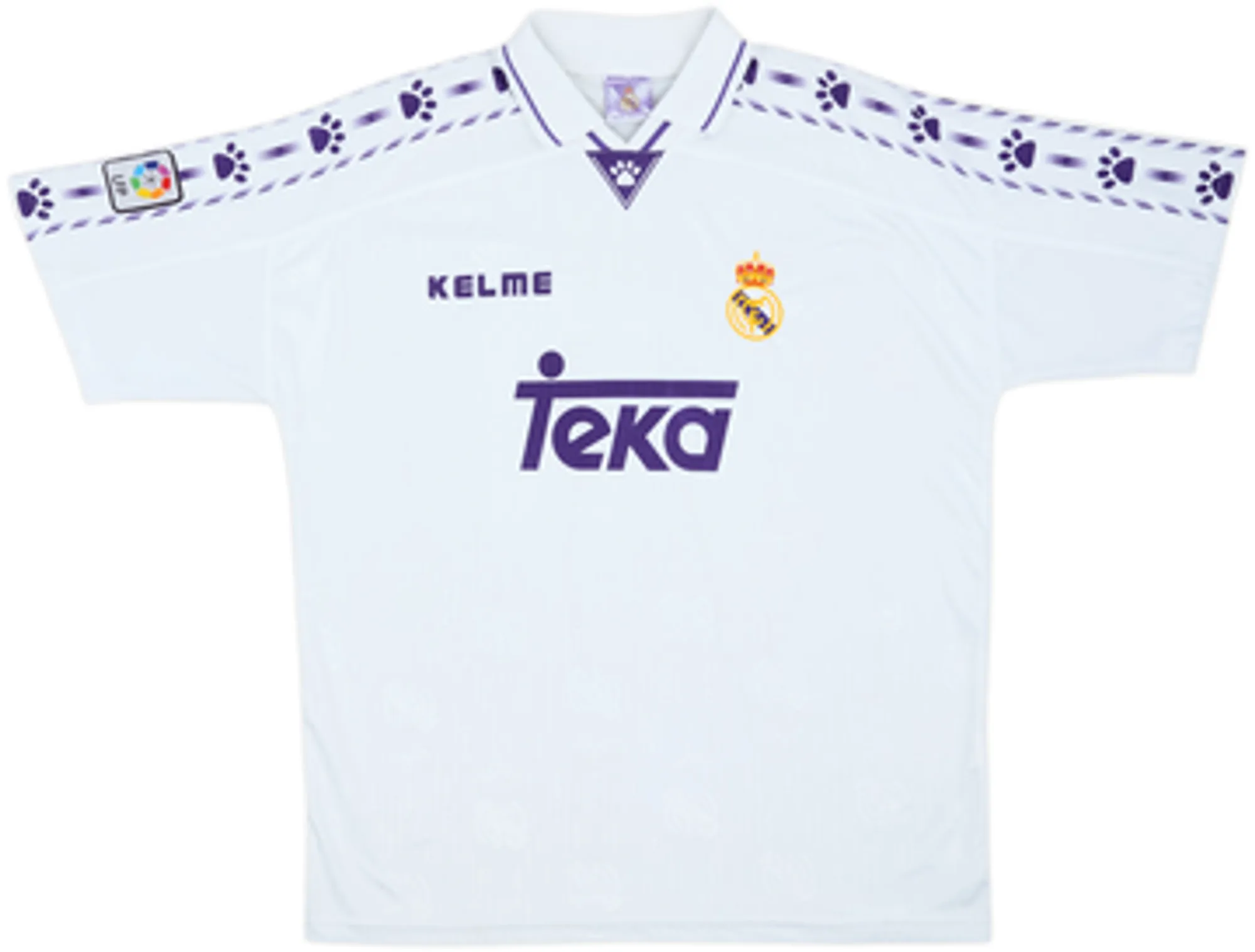 1996-97 Real Madrid Home Shirt Seedorf #10 - 9/10 - (XL)
