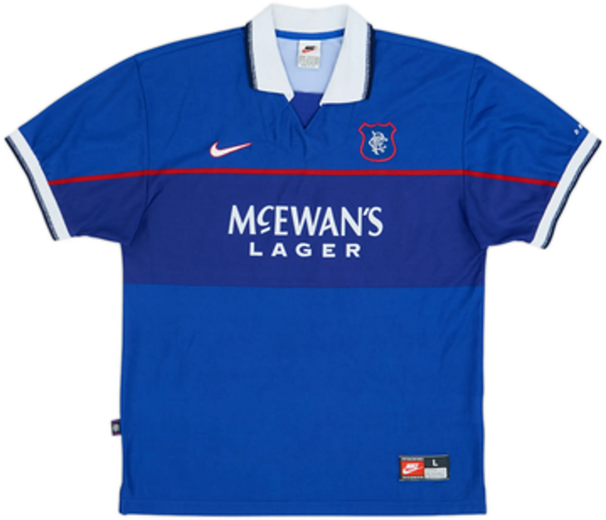1997-99 Rangers Home Shirt McCoist #14 - 7/10 - (L)