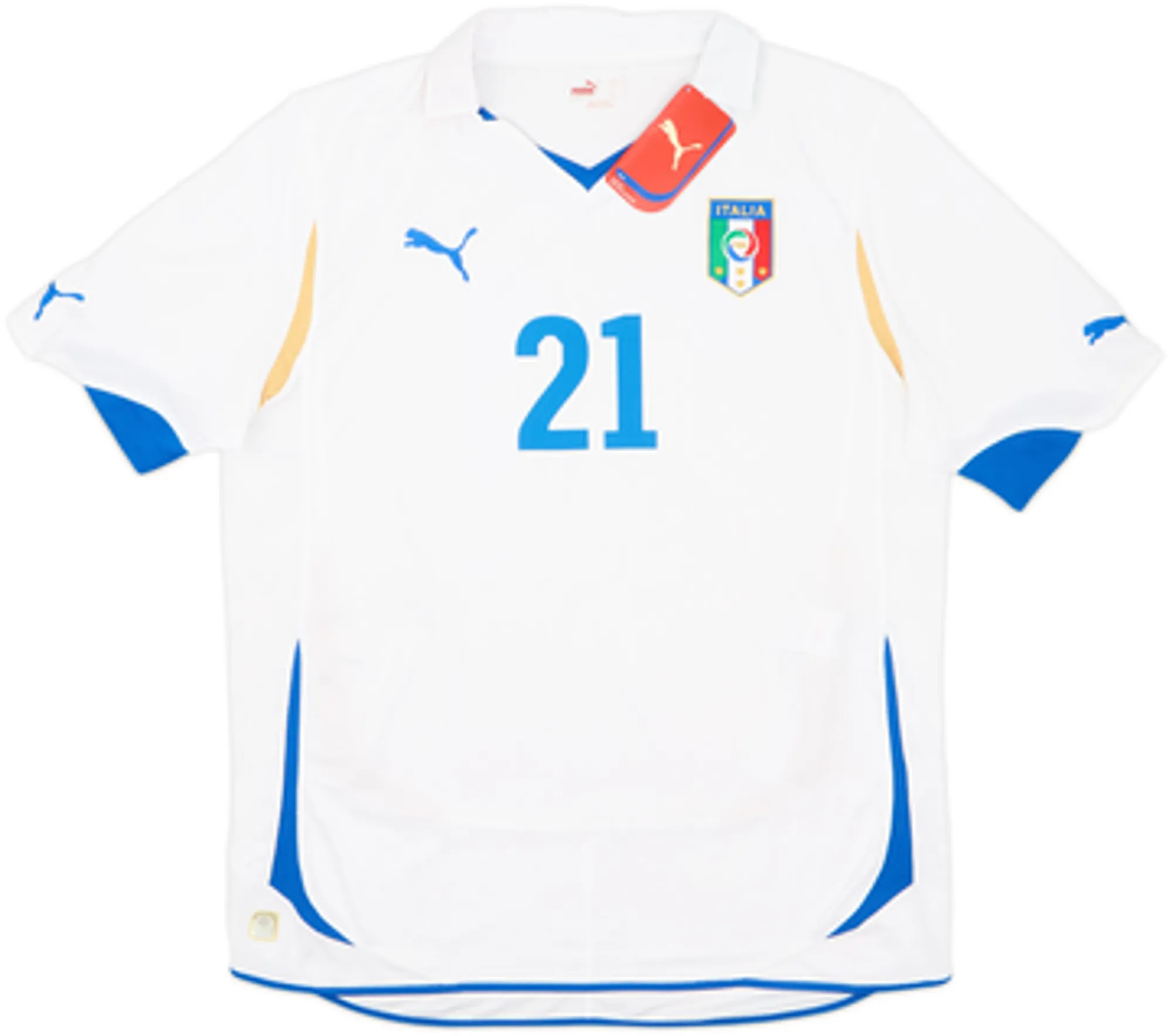 2010-12 Italy Away Shirt Pirlo #21 (L)