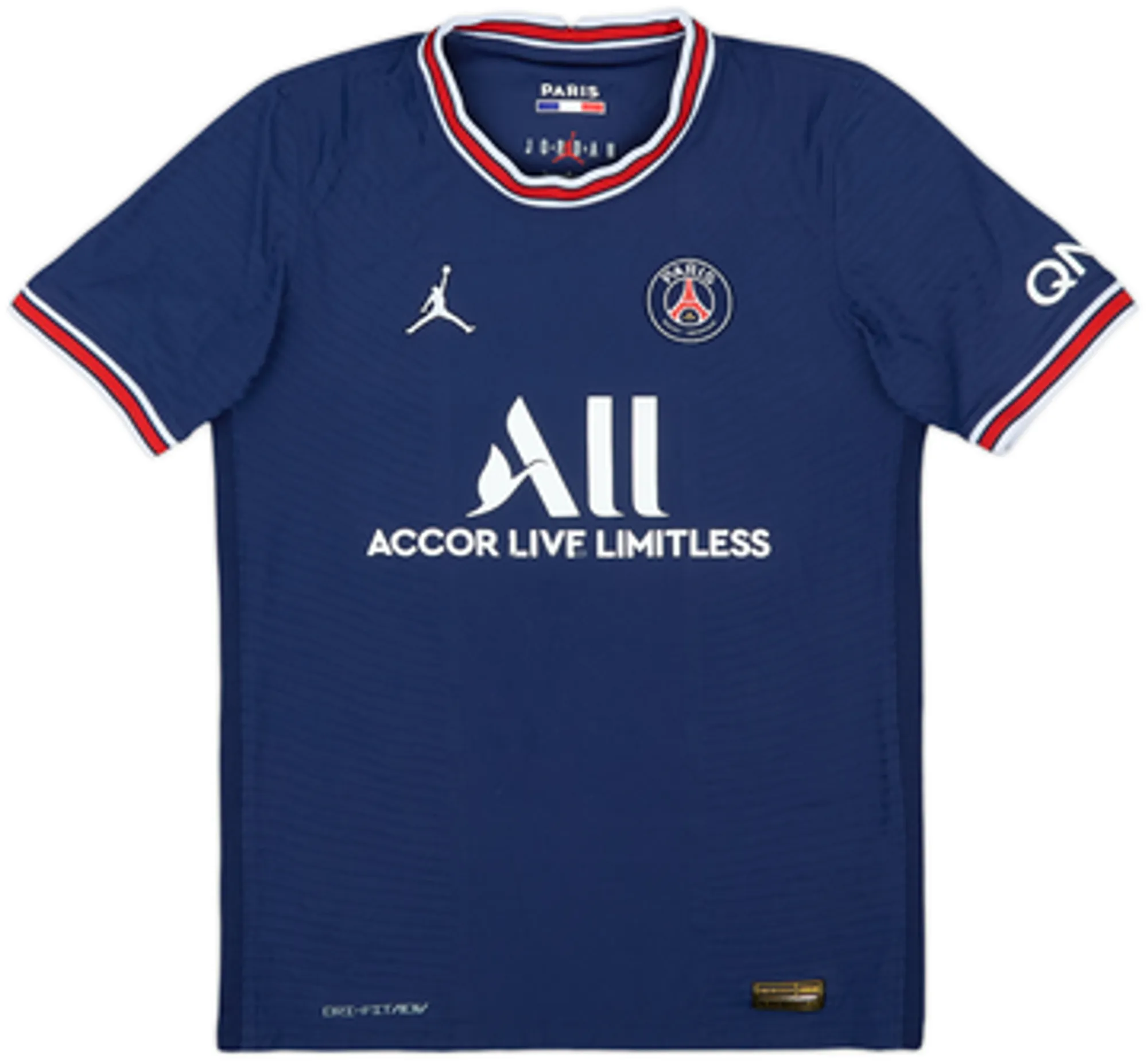 2021-22 Paris Saint-Germain Authentic Home Shirt Messi #30 - 6/10 - (L.Boys)