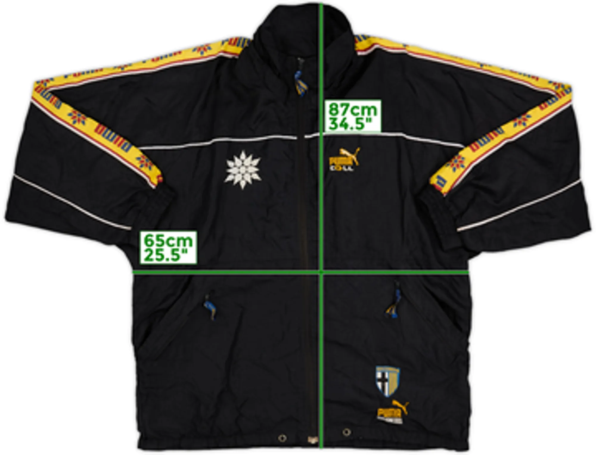 1995-97 Parma Puma Rain Jacket - 8/10 - (XL)
