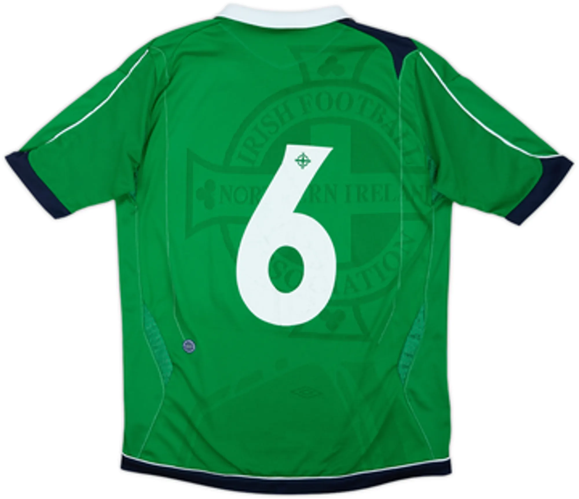 2006-08 Northern Ireland Home Shirt #6 - 7/10 - (XL.Boys)