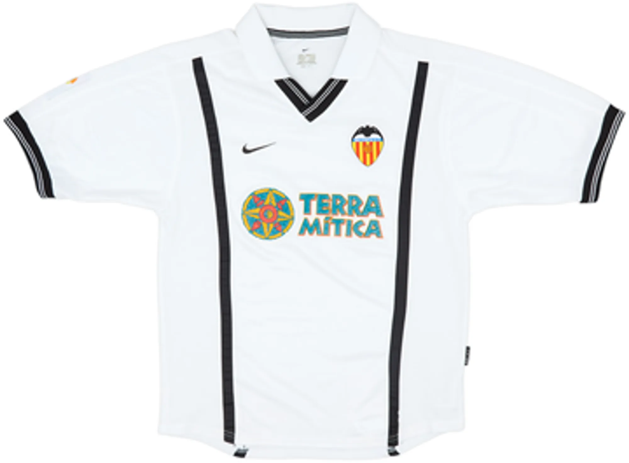2000-01 Valencia Home Shirt Vincente #14 - 6/10 - (S)