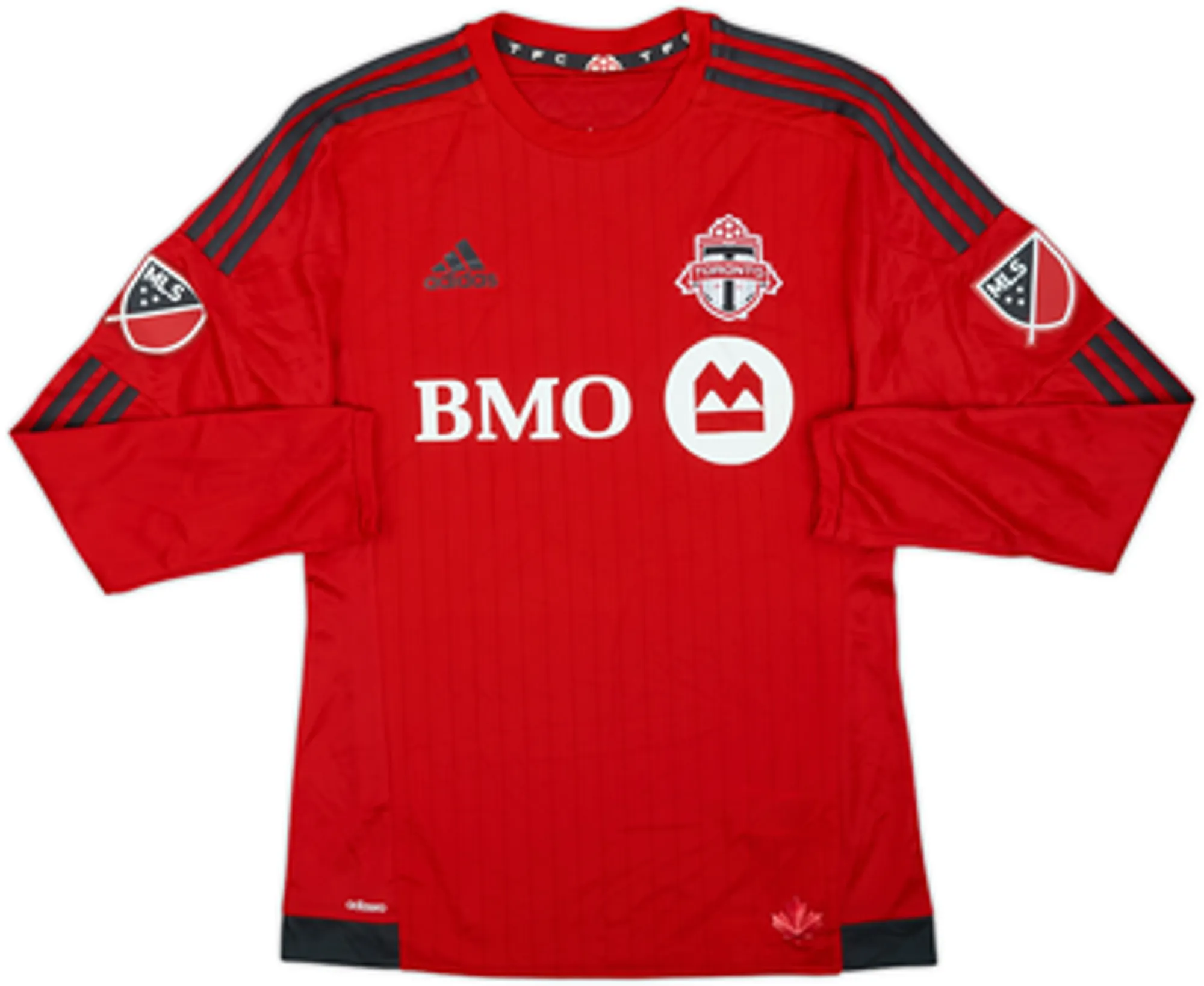 2015-16 Toronto FC Authentic Home L/S Shirt Cheyrou #8 - 8/10 - (M)