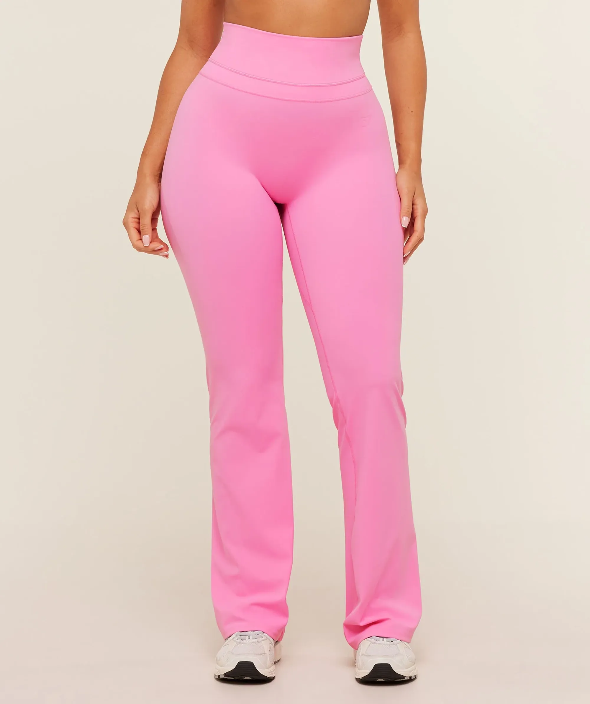 Gymshark Whitney Flared Leggings - Focus Pink