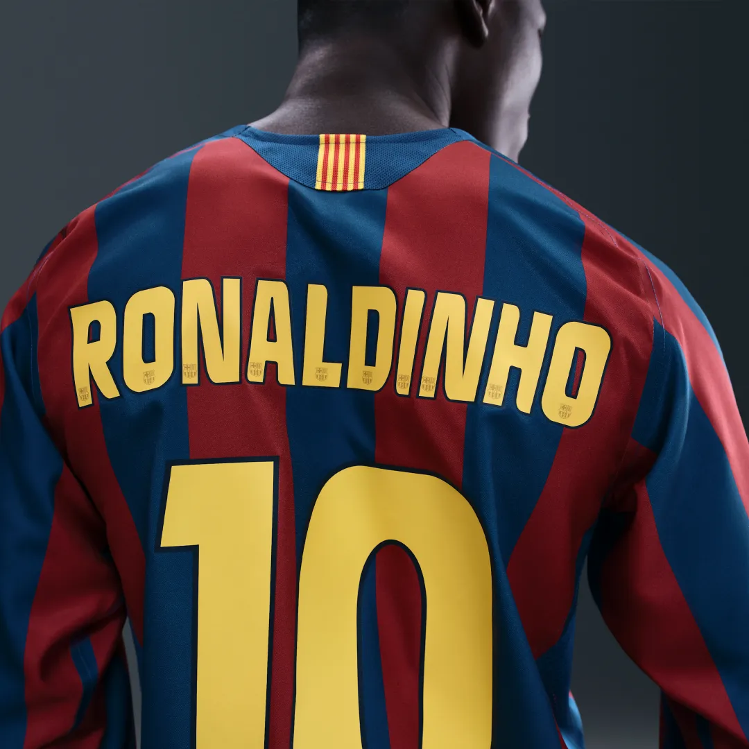 Nike Barcelona Mens LS Home Shirt 2005/06 | HQ1462-471 | FOOTY.COM