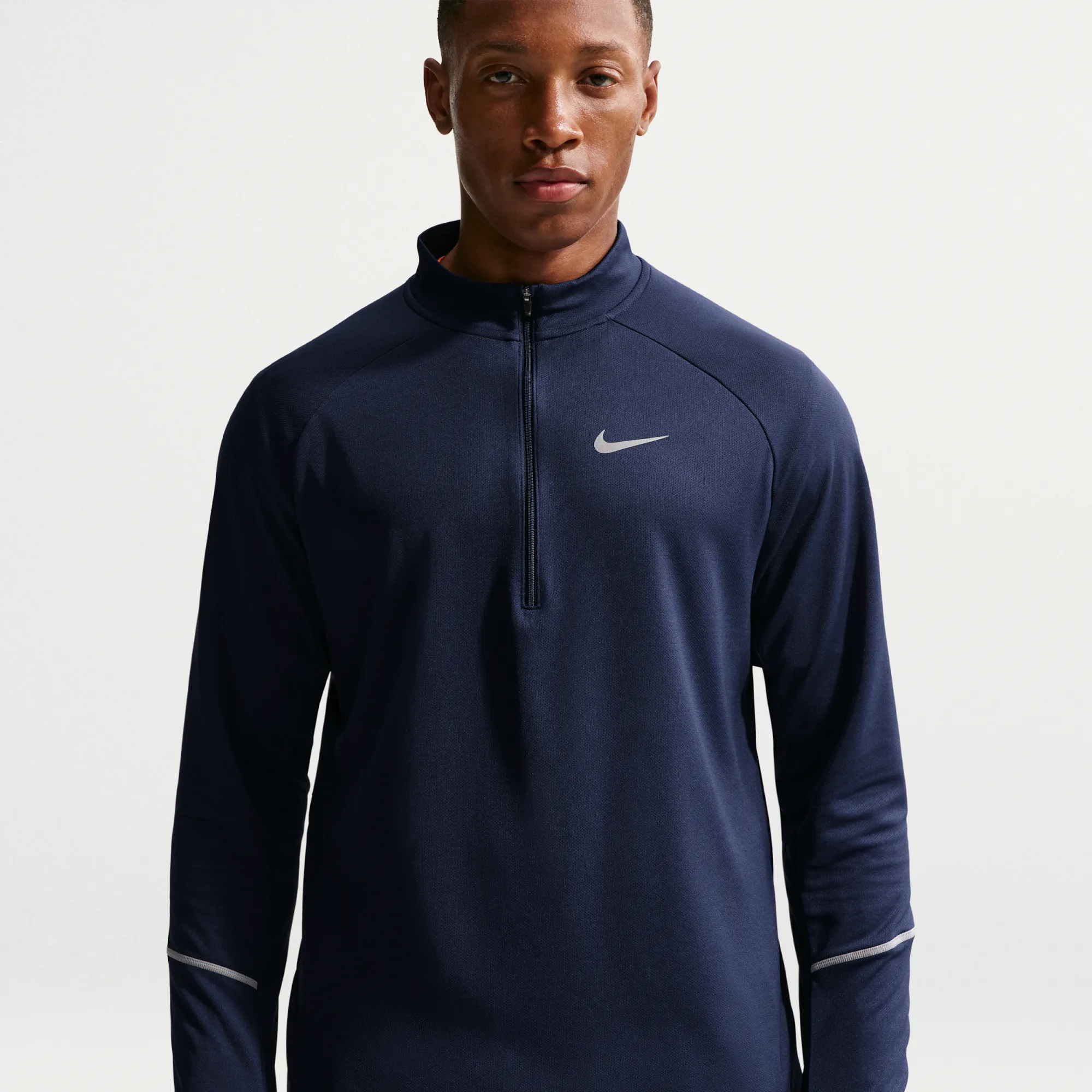 Nike Miler Men's Dri-FIT 1/2-Zip Running Top - Blue - Polyester