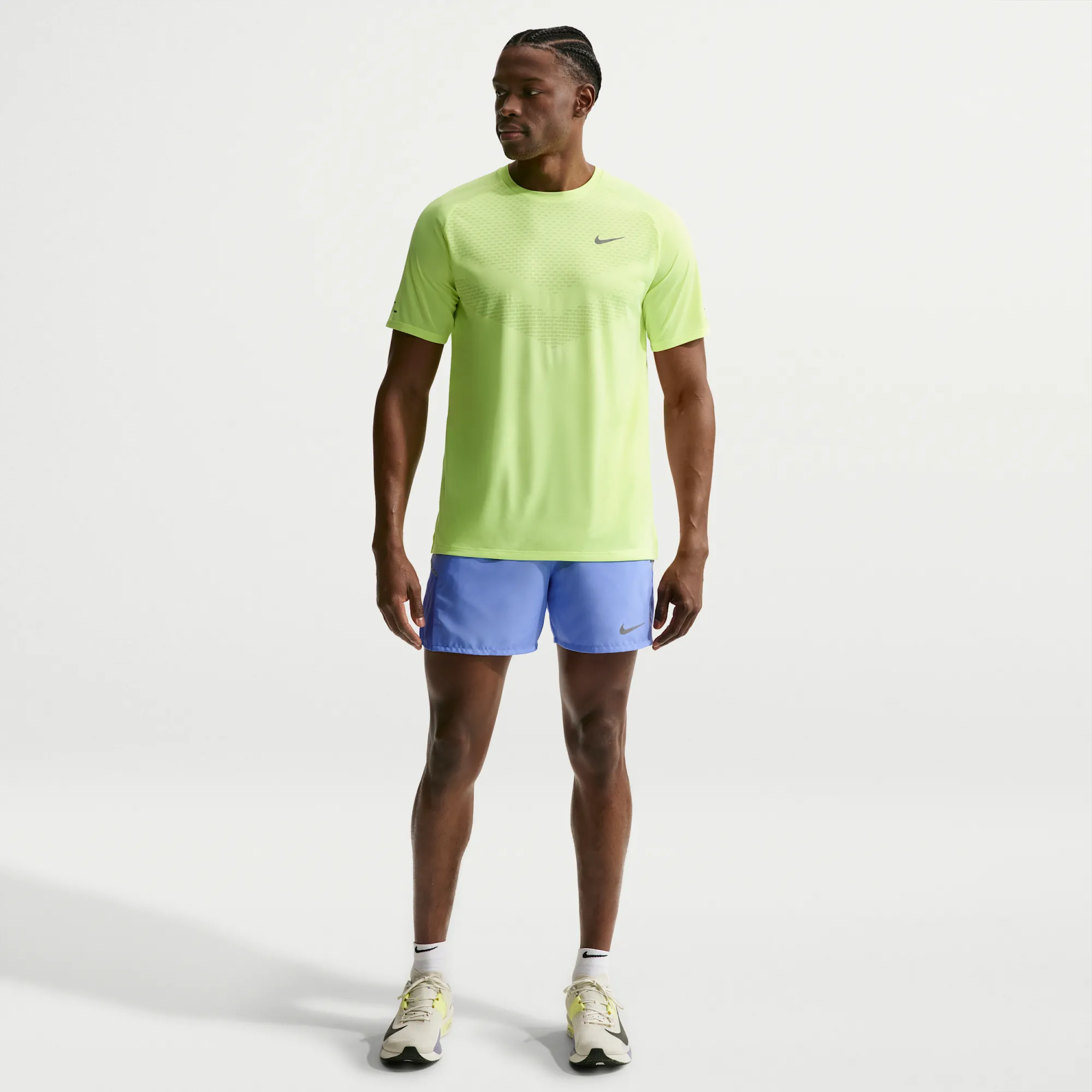 Nike Miler Dri-FIT 12. Brief-Lined Running Shorts - Blue