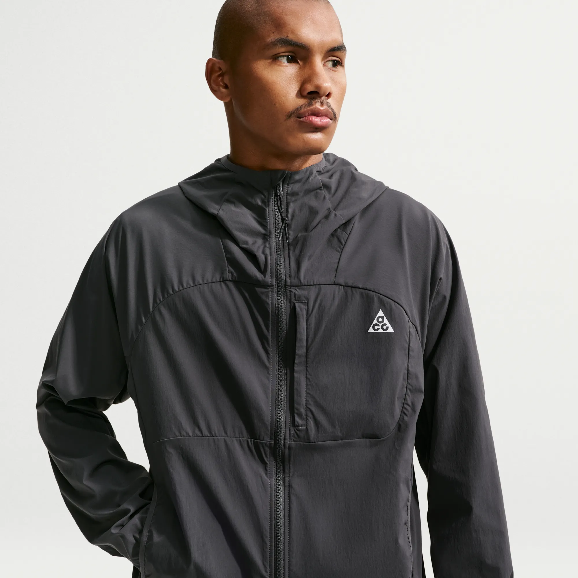 Nike ACG 'Five Towers' Men's UV Protection Jacket - Grey - Nylon/Elastane
